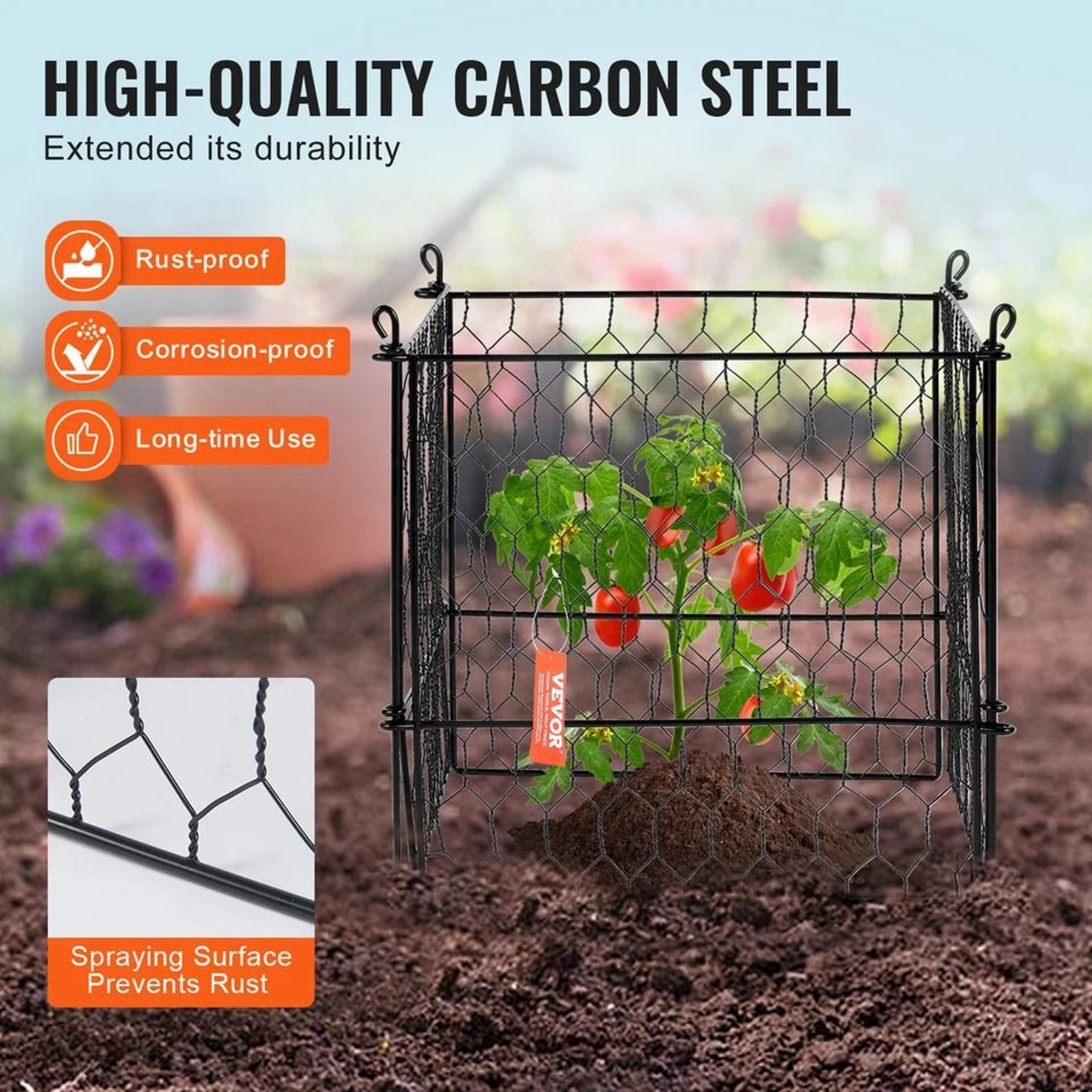 Animal Protector Metal Plant Cage Garden Defense 7