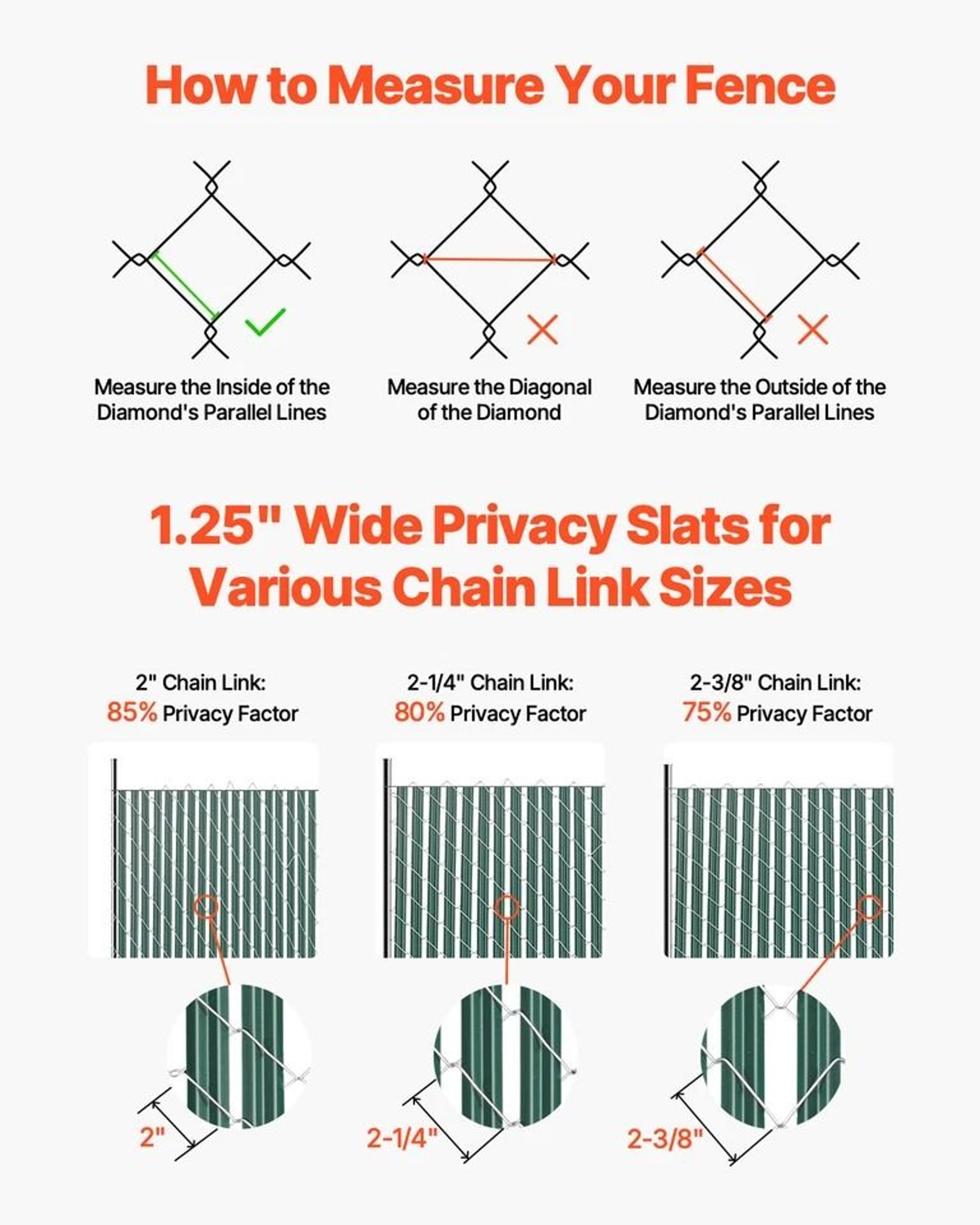 Green Chain Link Fence Privacy Slats With Bottom Lock For High Fence SingleWall Design 7