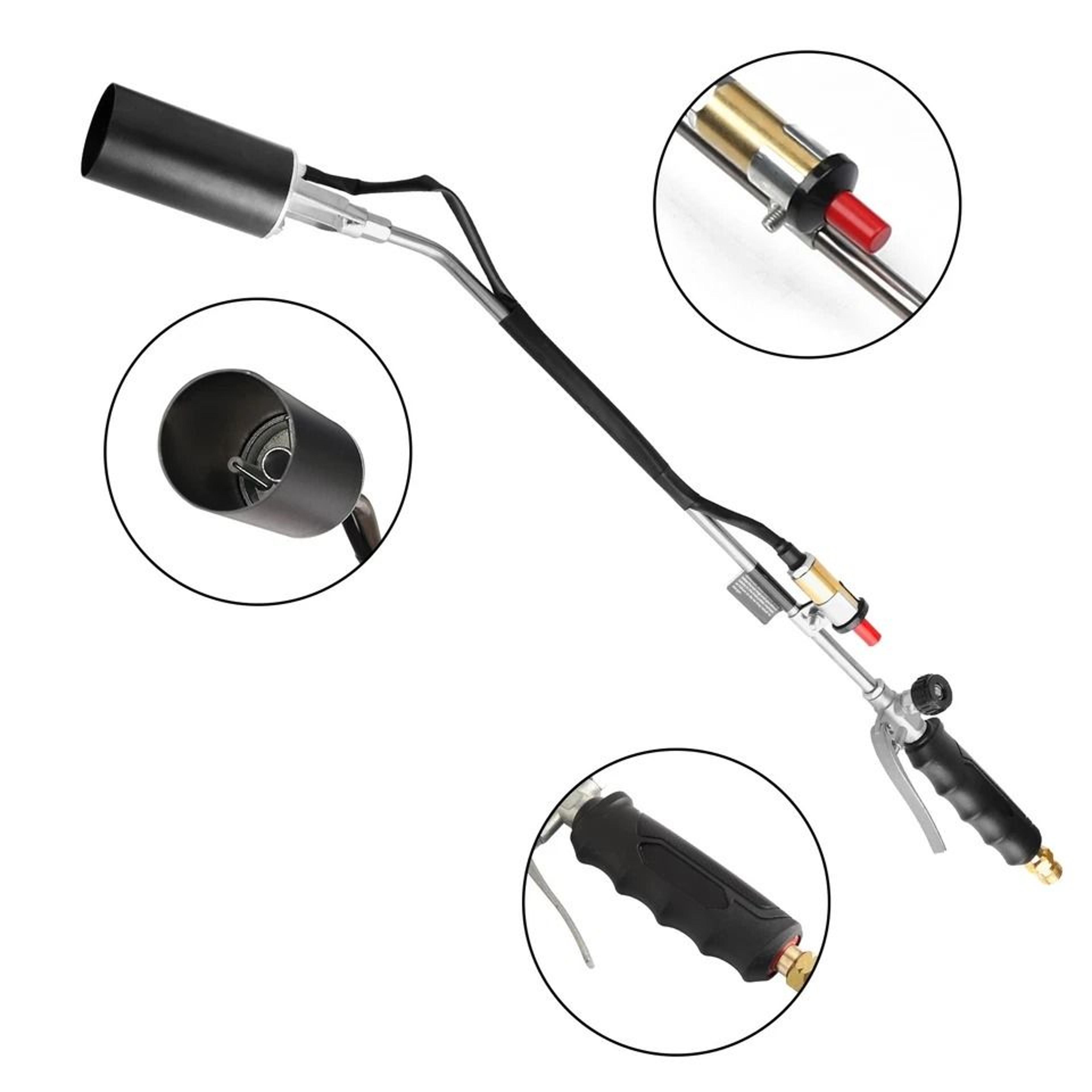 Portable Propane Torch Weed Burner HighTemperature Ice  Snow Melter Outdoor Flame Thrower With Hose 6