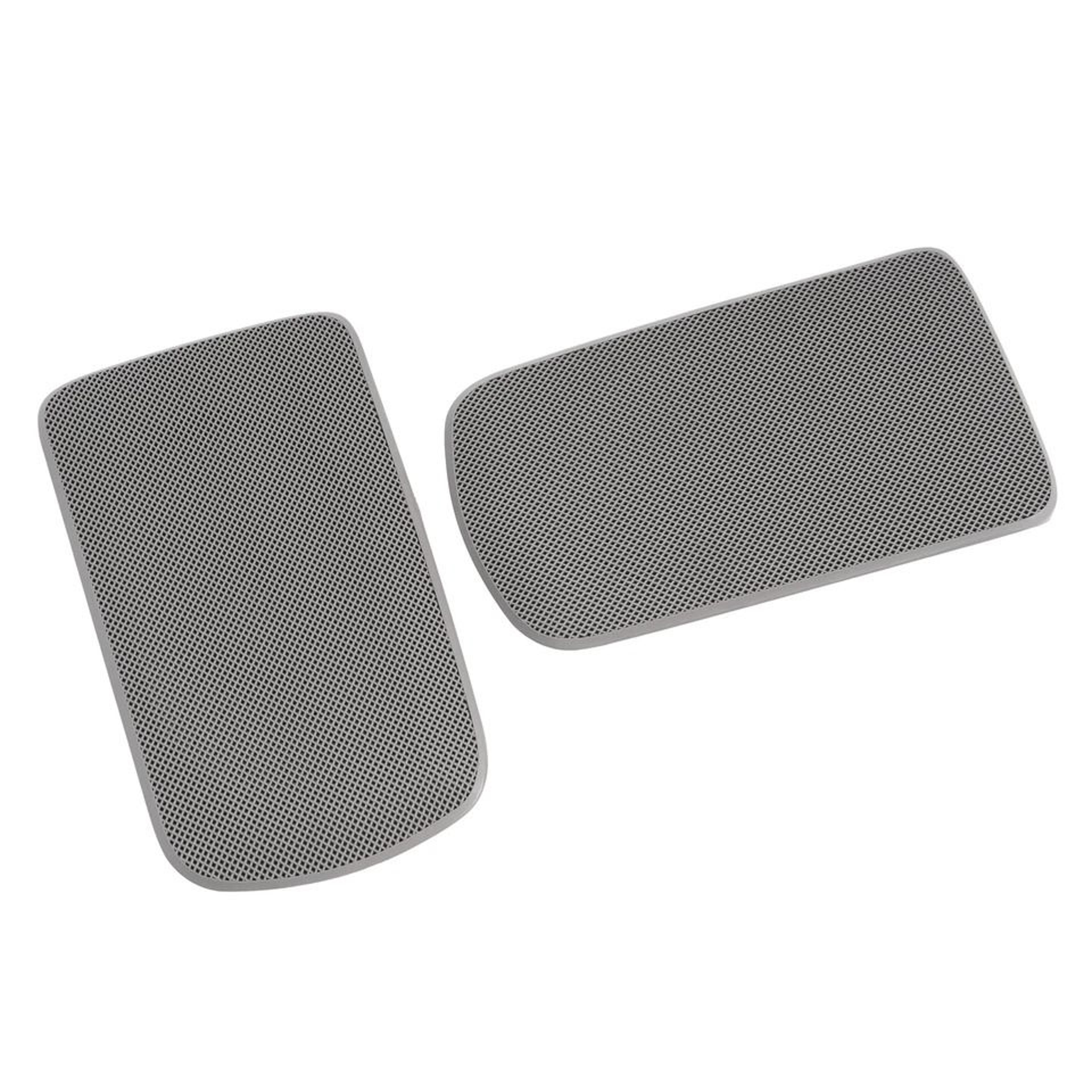 Speaker Grille Pair Dark Gray Rear Cover Interior Trim Replacement 1