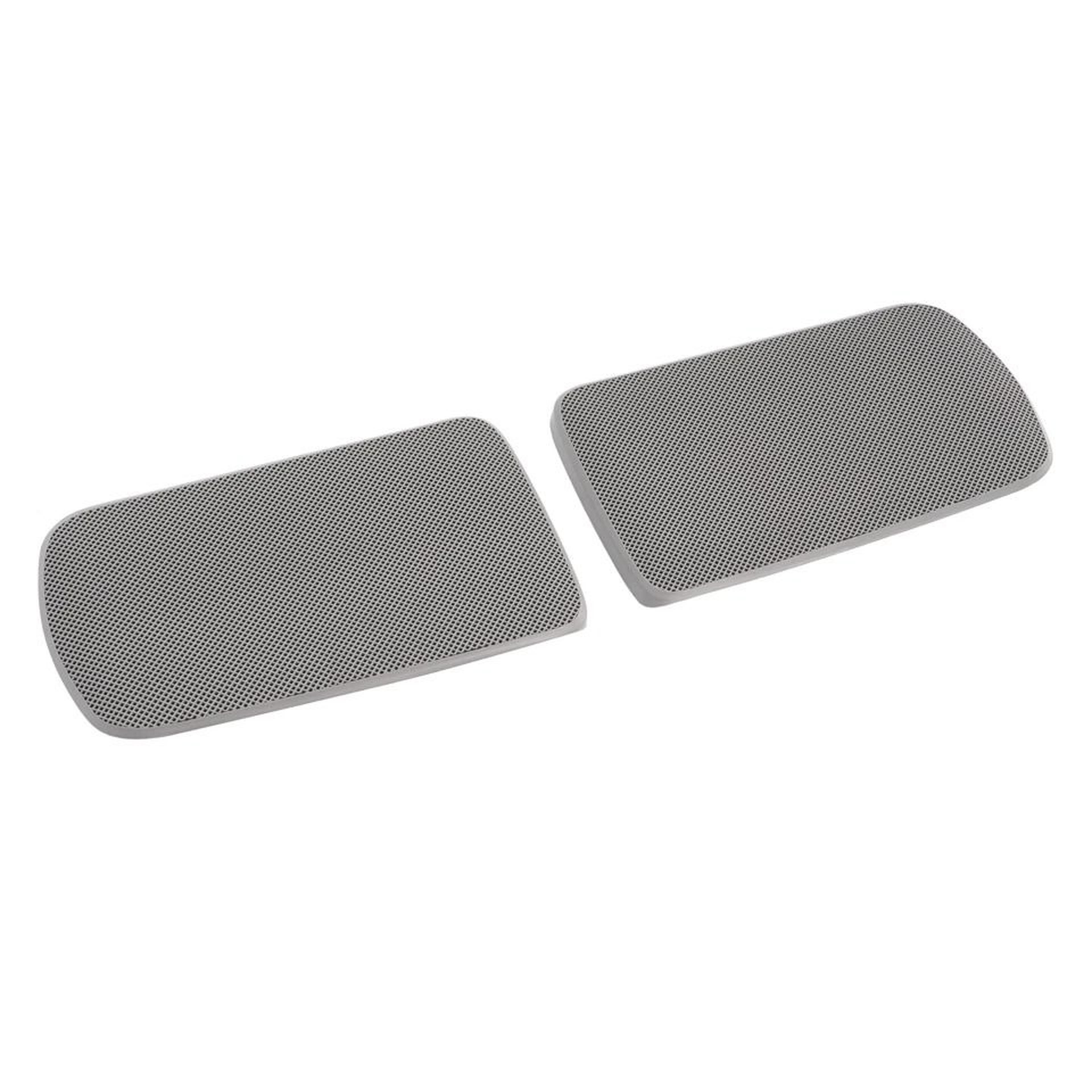 Speaker Grille Pair Dark Gray Rear Cover Interior Trim Replacement 3