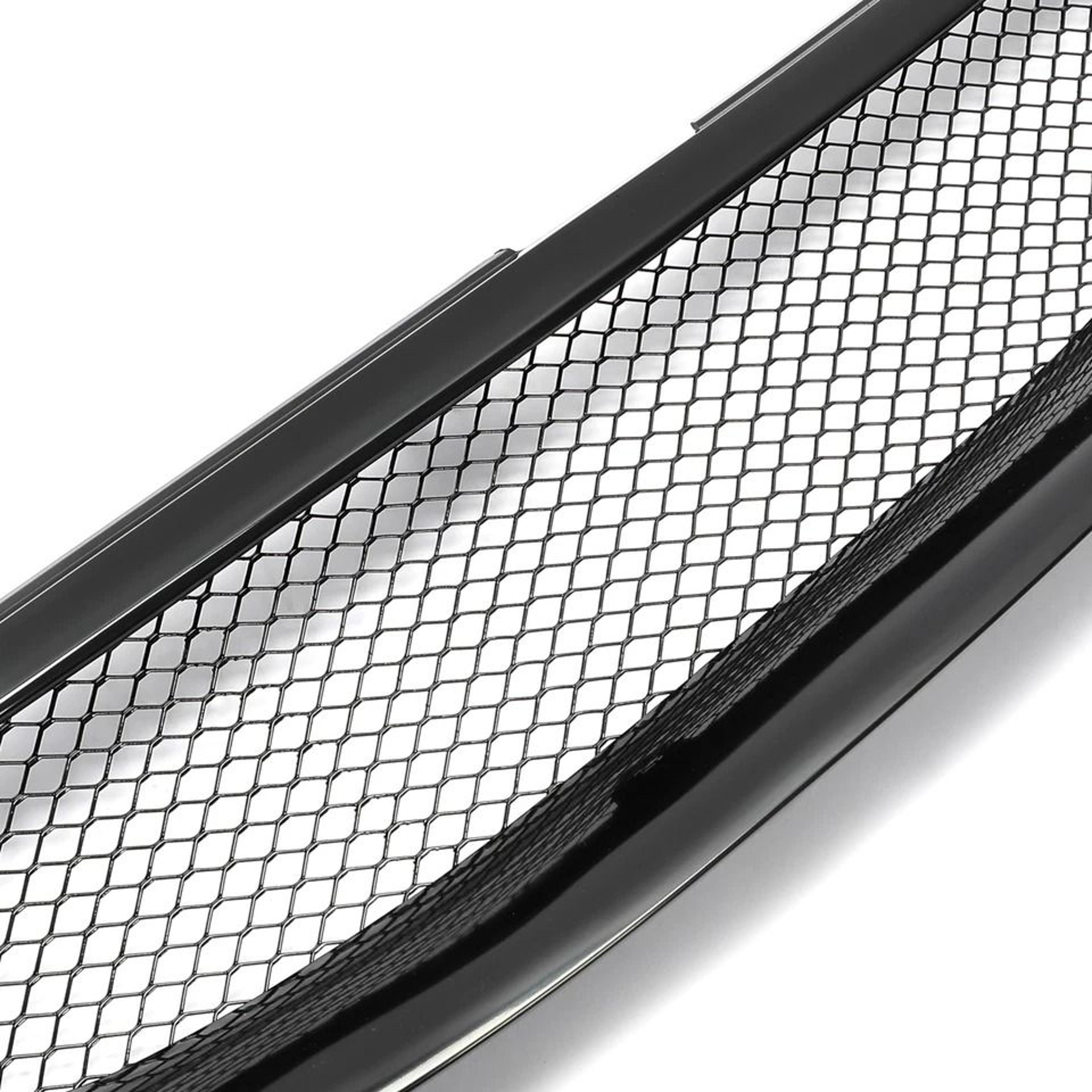Glossy Black Metal Mesh Front Hood Grill For Toyota Corolla 6