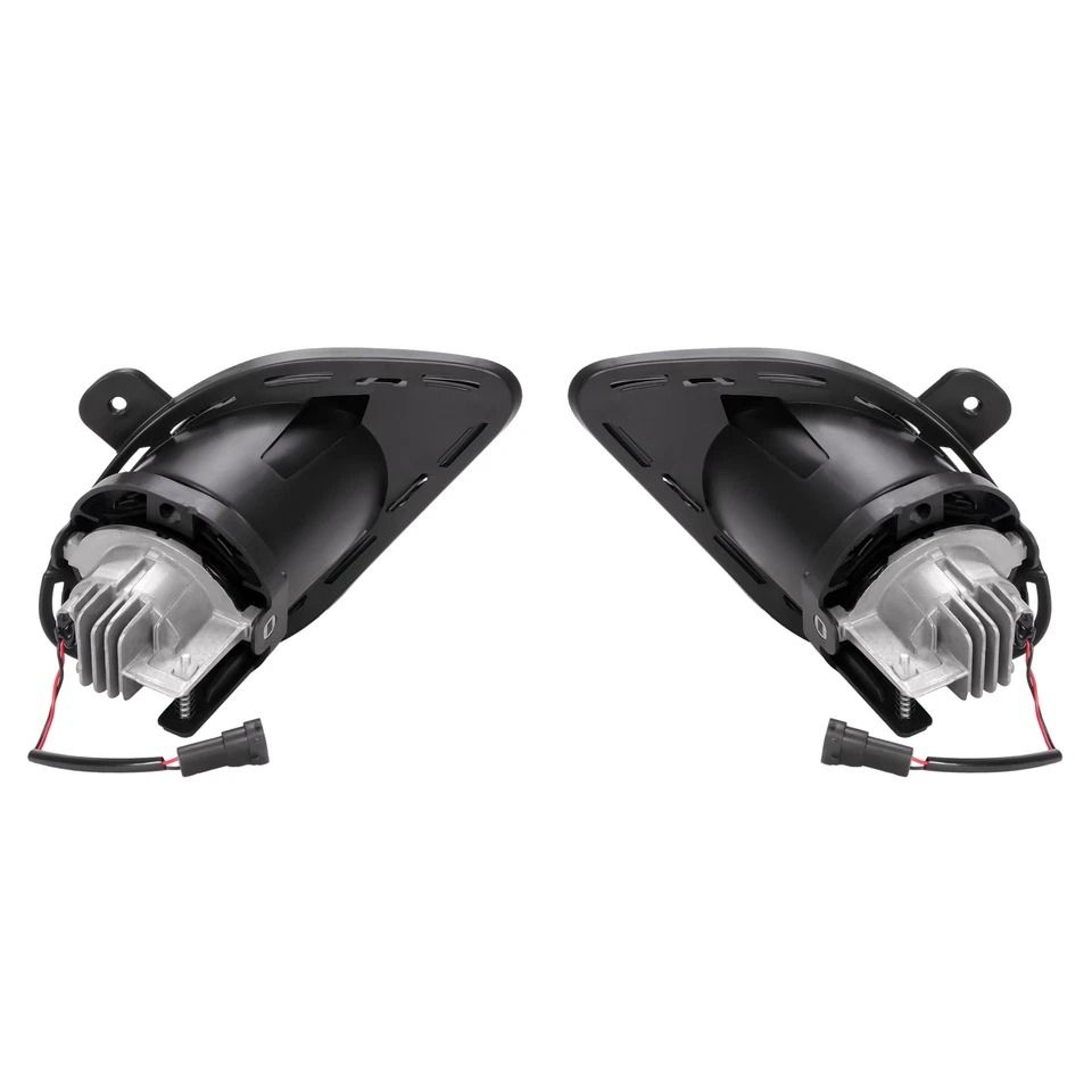 Dodge Charger LED Fog Light Kit SRT Hellcat Front Bezel Harness Upgrade 9