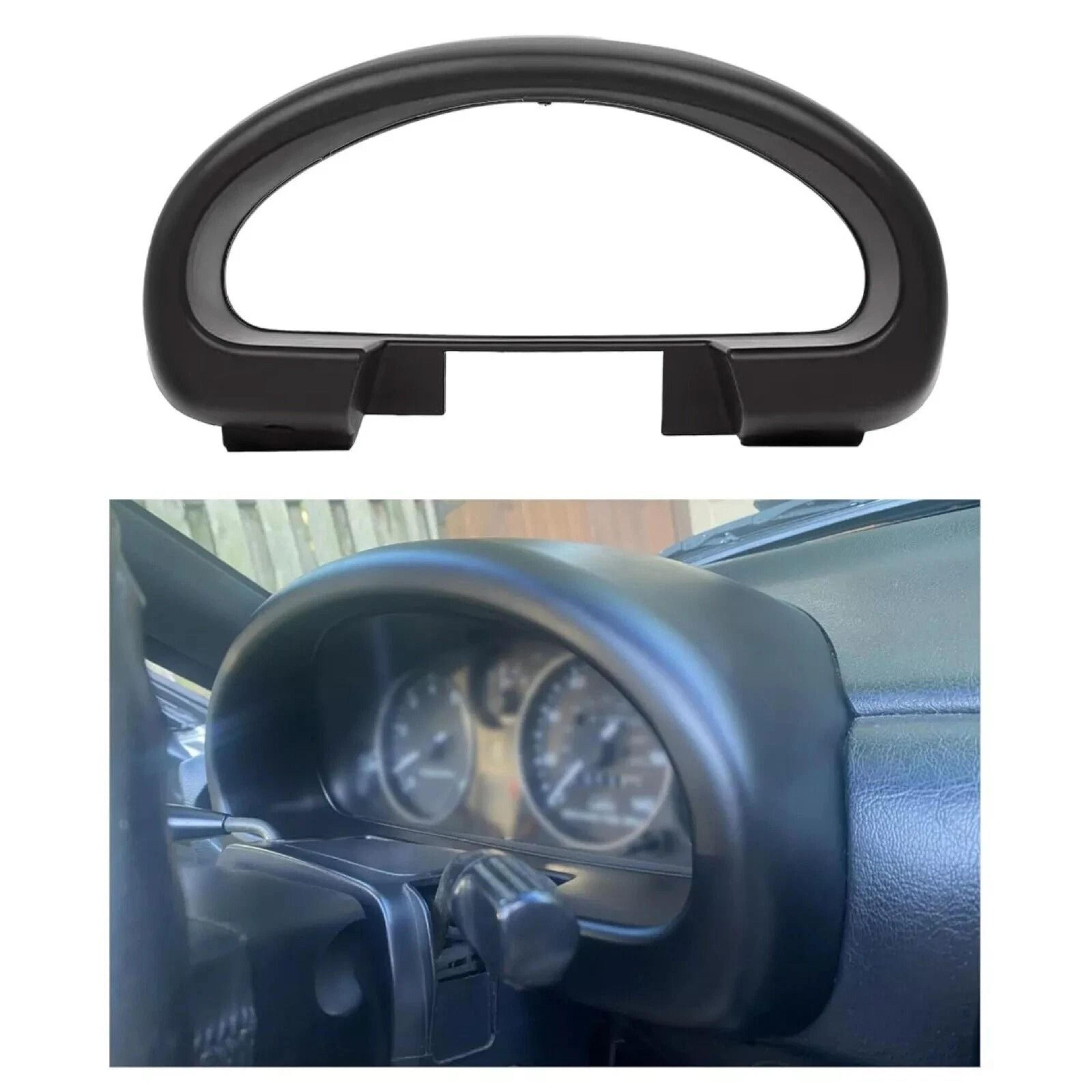 Premium Mazda Miata Gauge Hood Cluster Bezel ABS Replacement Interior Part 14