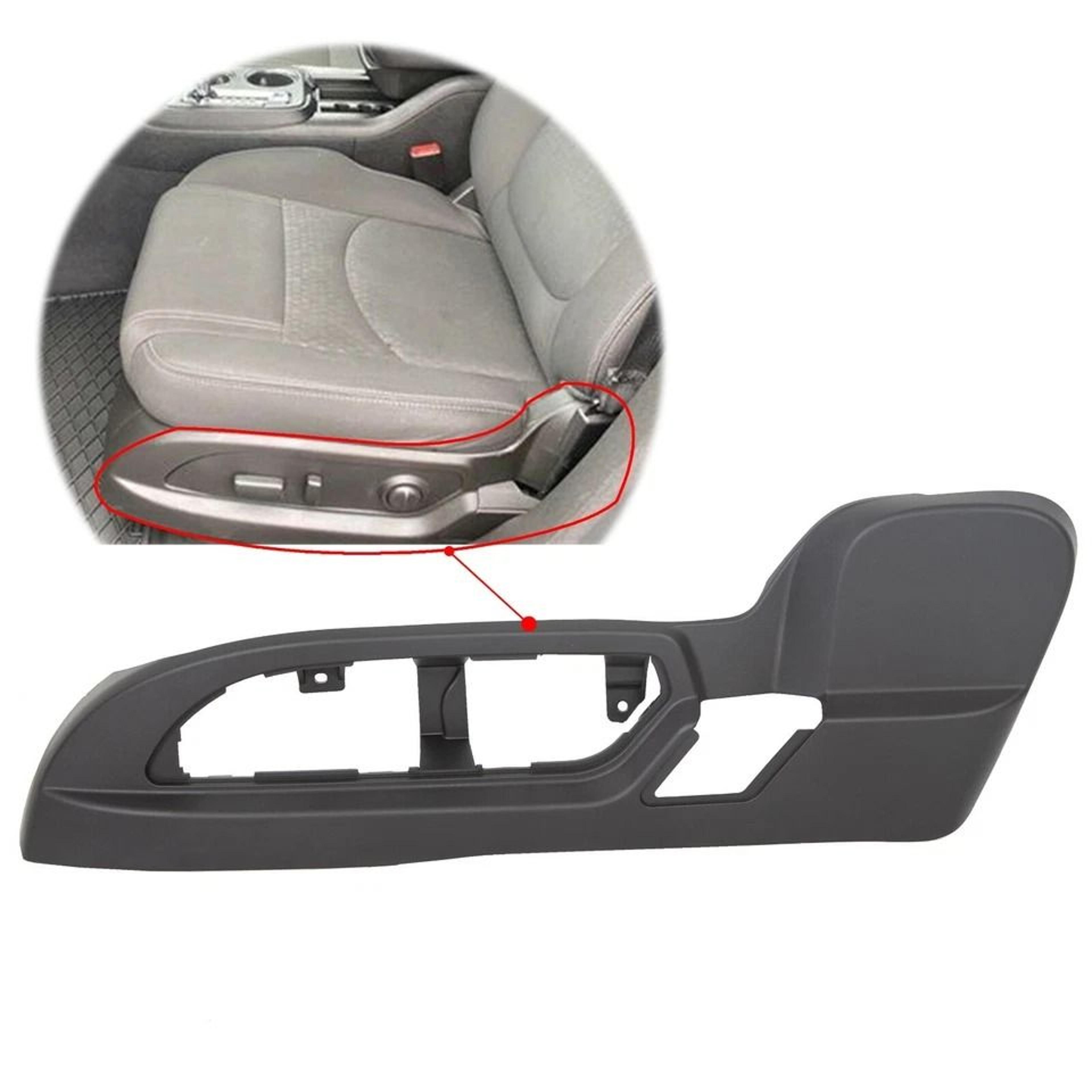 for acadia traverse enclave driver seat track cover switch bezel trim