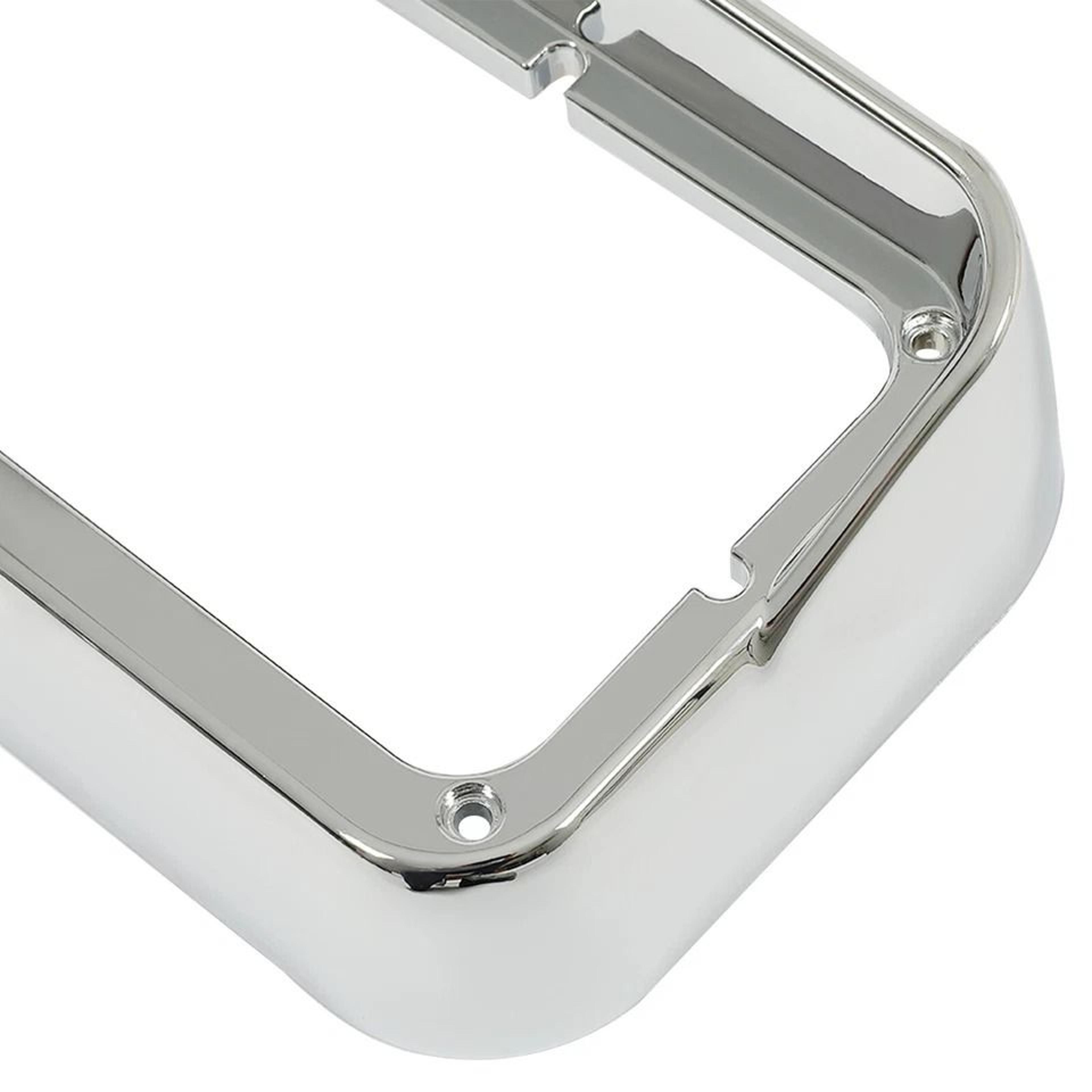 Premium Chrome Headlight Bezel Pair For Kenworth Trucks Headlight Bezel Replacement 3