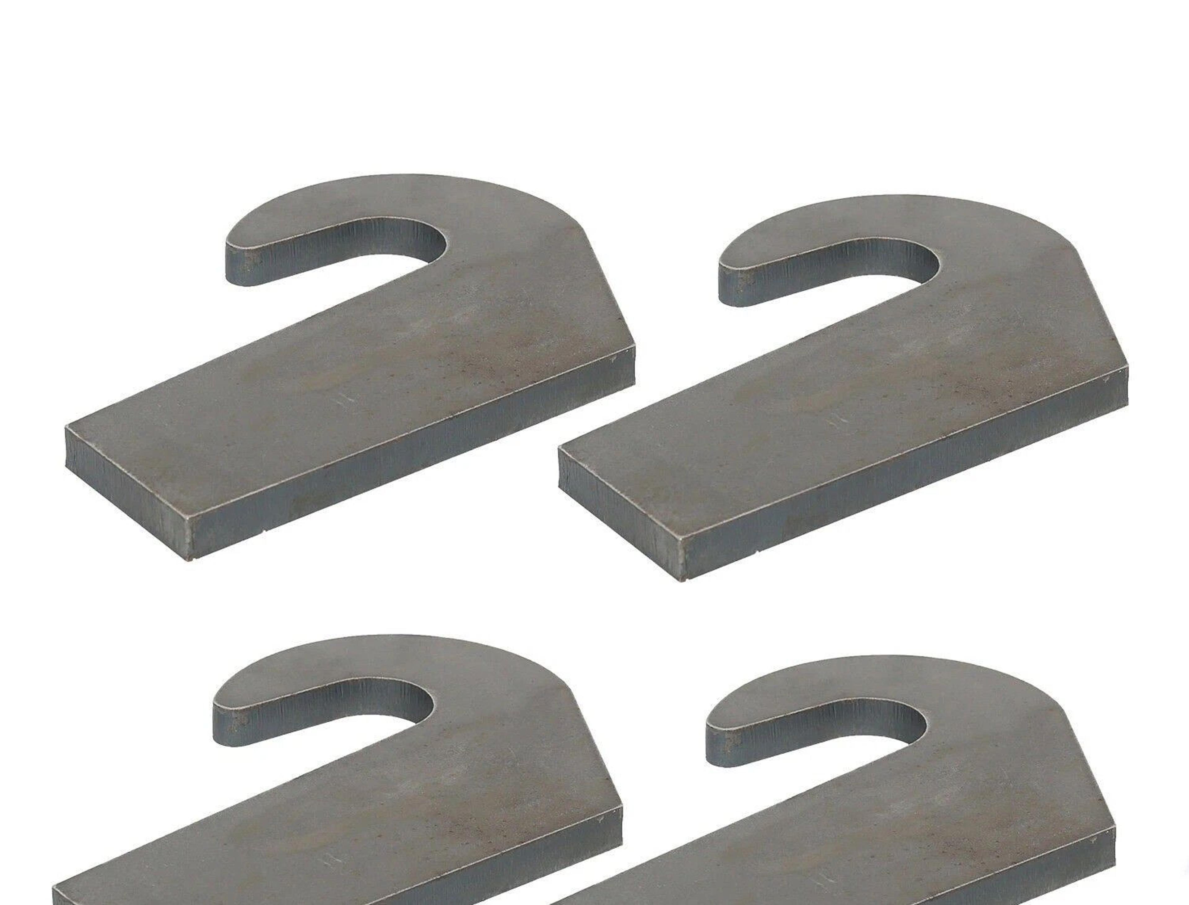 weld-on mounting brackets for pin type loader pallet forks heavy-duty steel, universal fit for backhoe loaders
