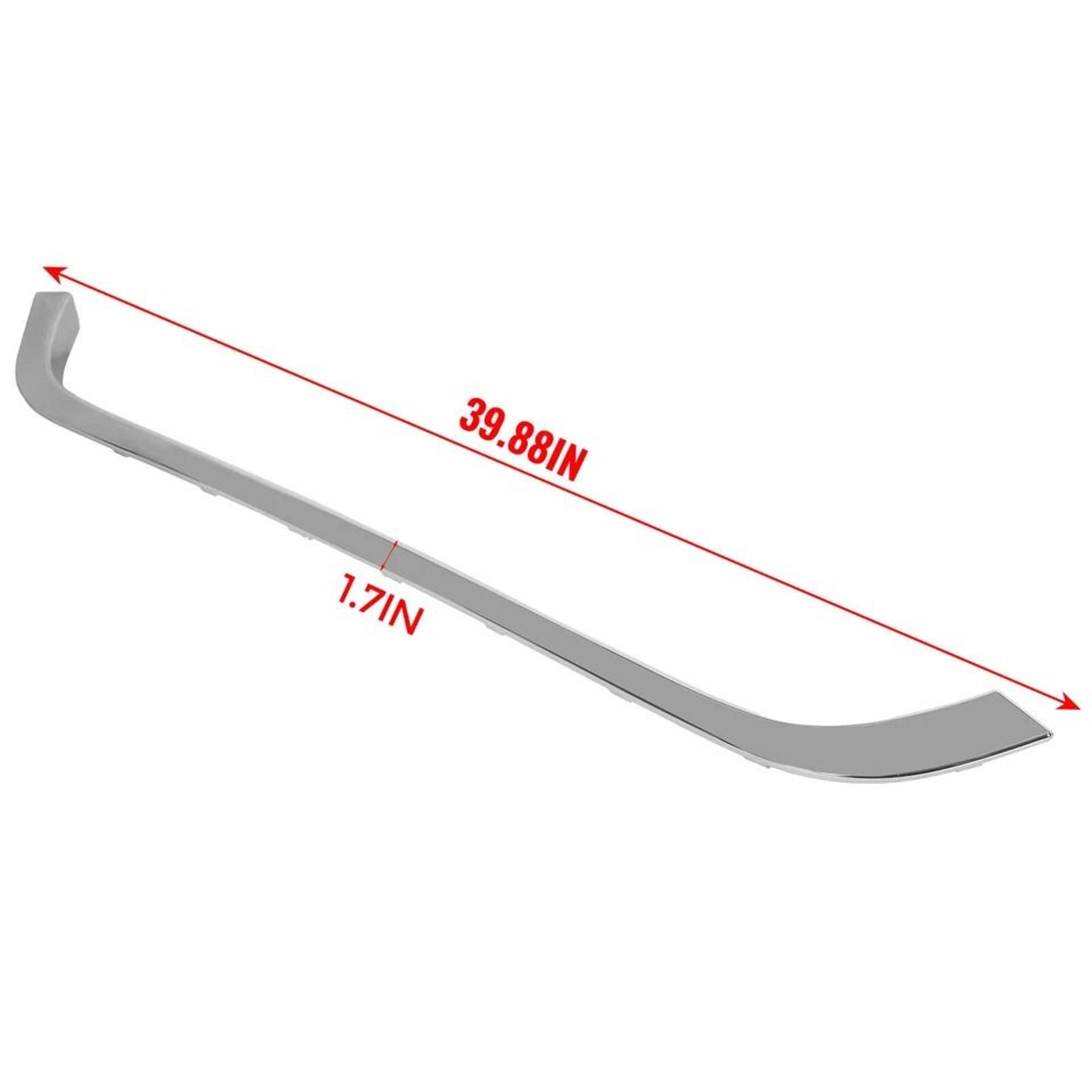 Front Hood Moulding Trim Chrome Enhance Your Ride Style 1
