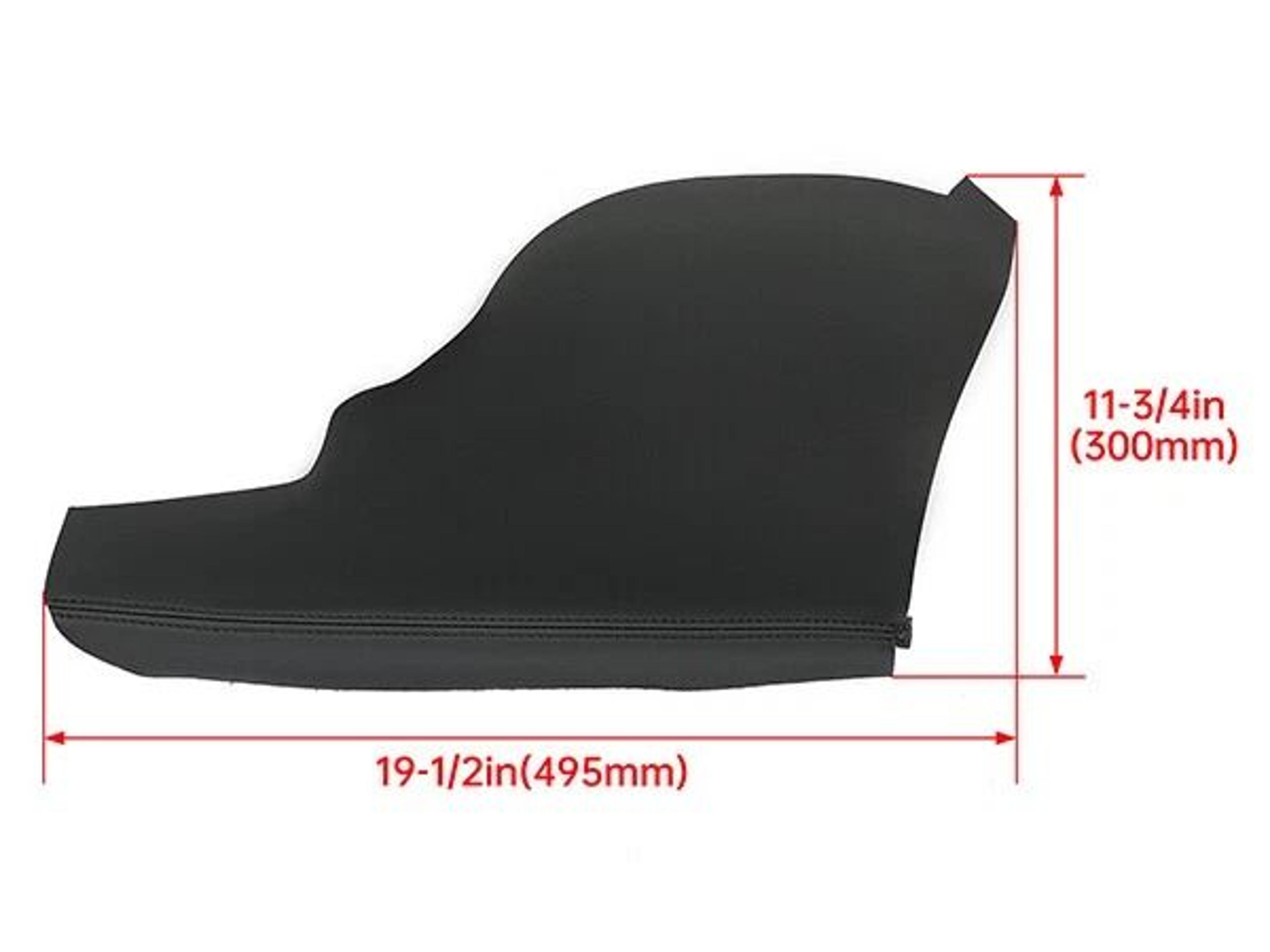 Premium Black Vinyl Armrest Covers For Honda Odyssey Door Panel 20