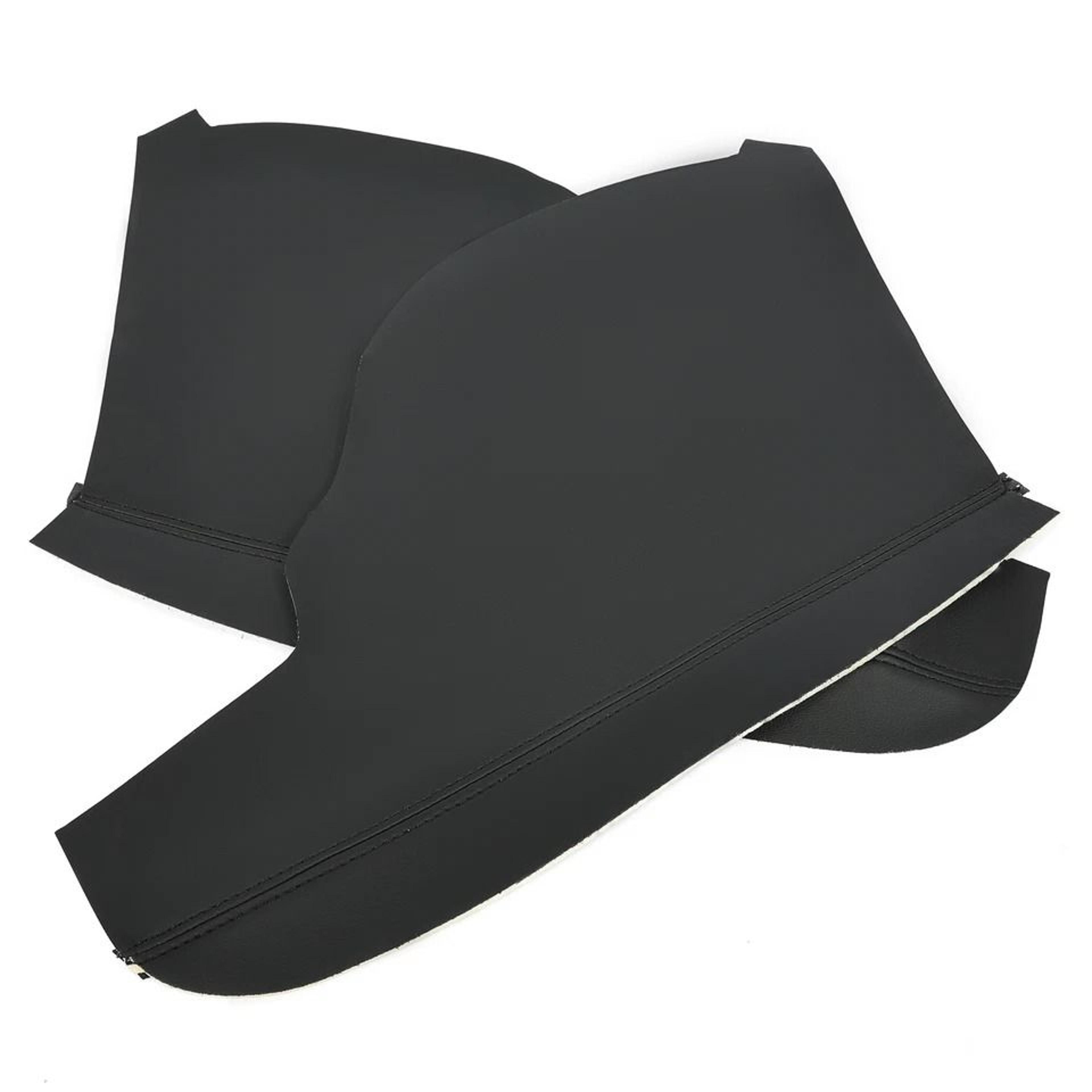 Premium Black Vinyl Armrest Covers For Honda Odyssey Door Panel 23
