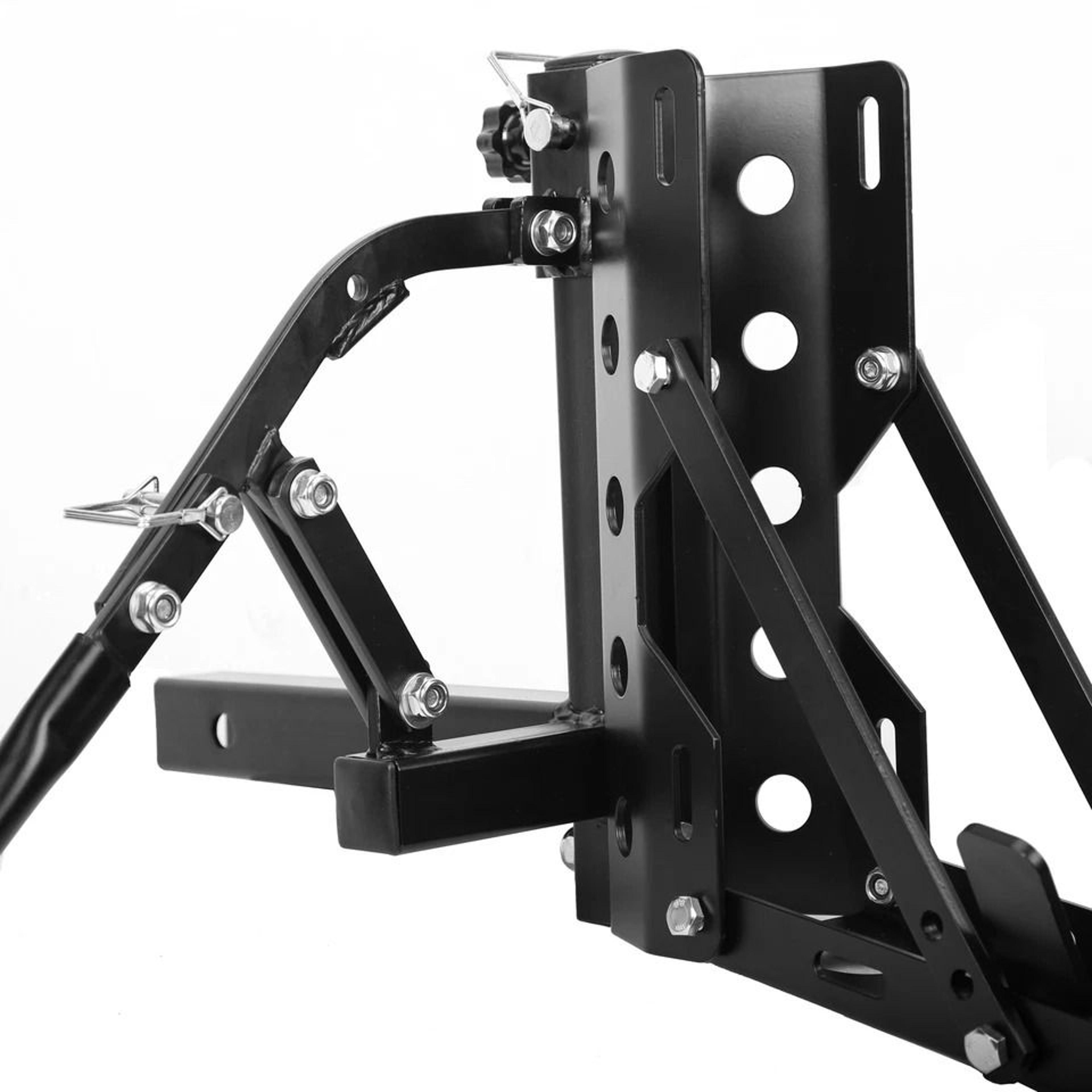 Motorcycle Hauler Receiver Trailer Hitch Carrier For Towing  Transporting Motorcycles 4