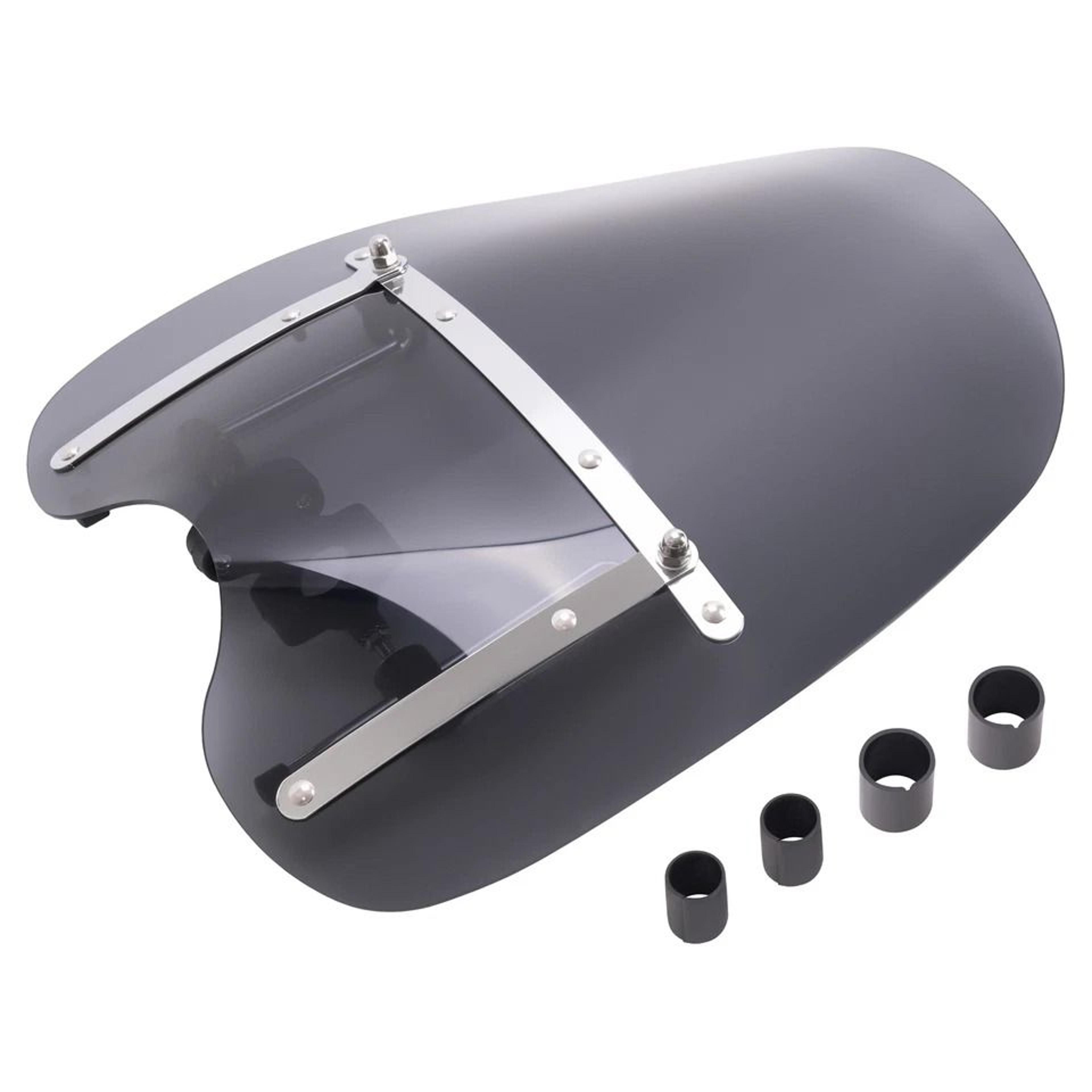 Smoke Motorcycle Windshield For Harley Road Street Glide Custom Fit 7