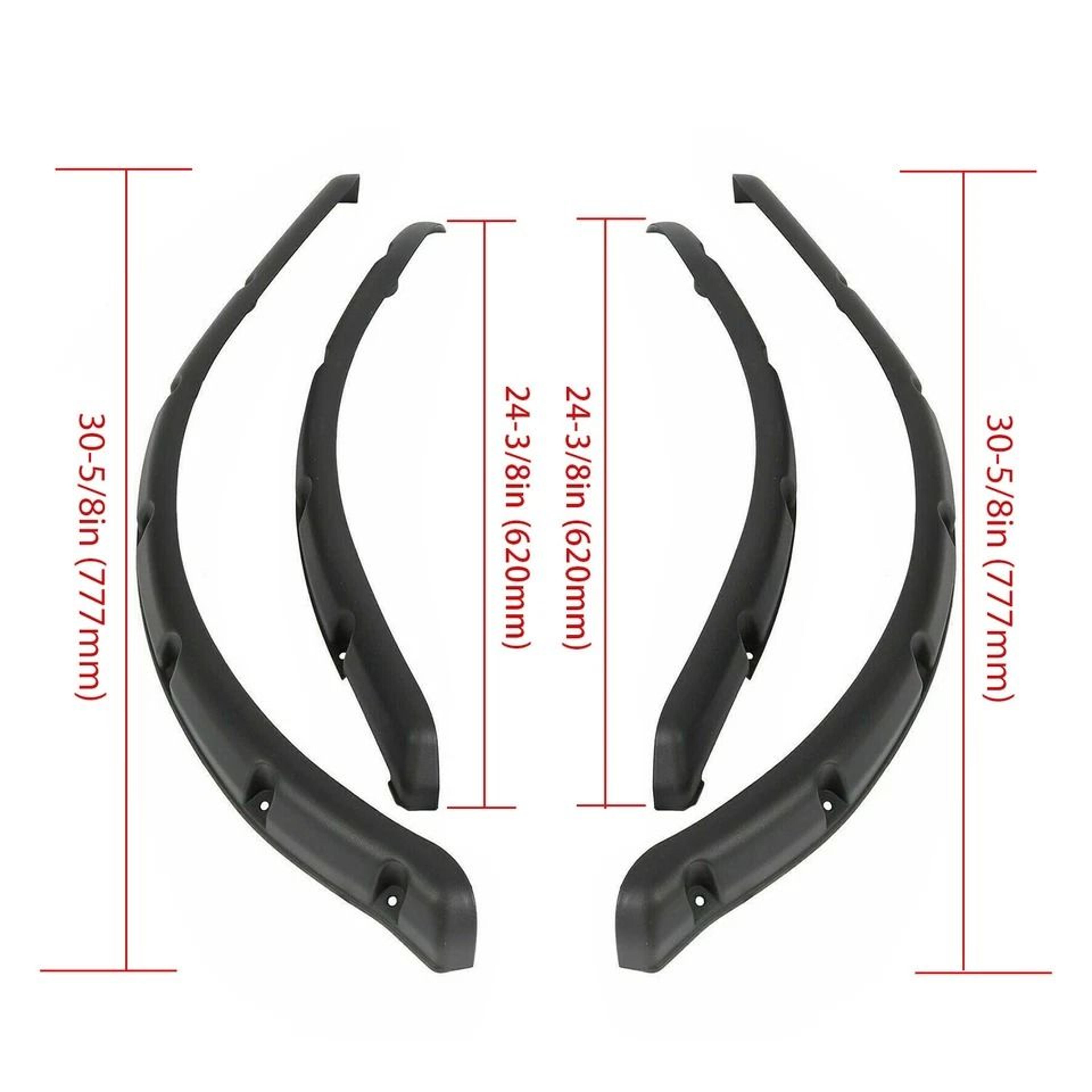 Golf Cart Fender Flares For Club Car DS With Mounting Screws 2
