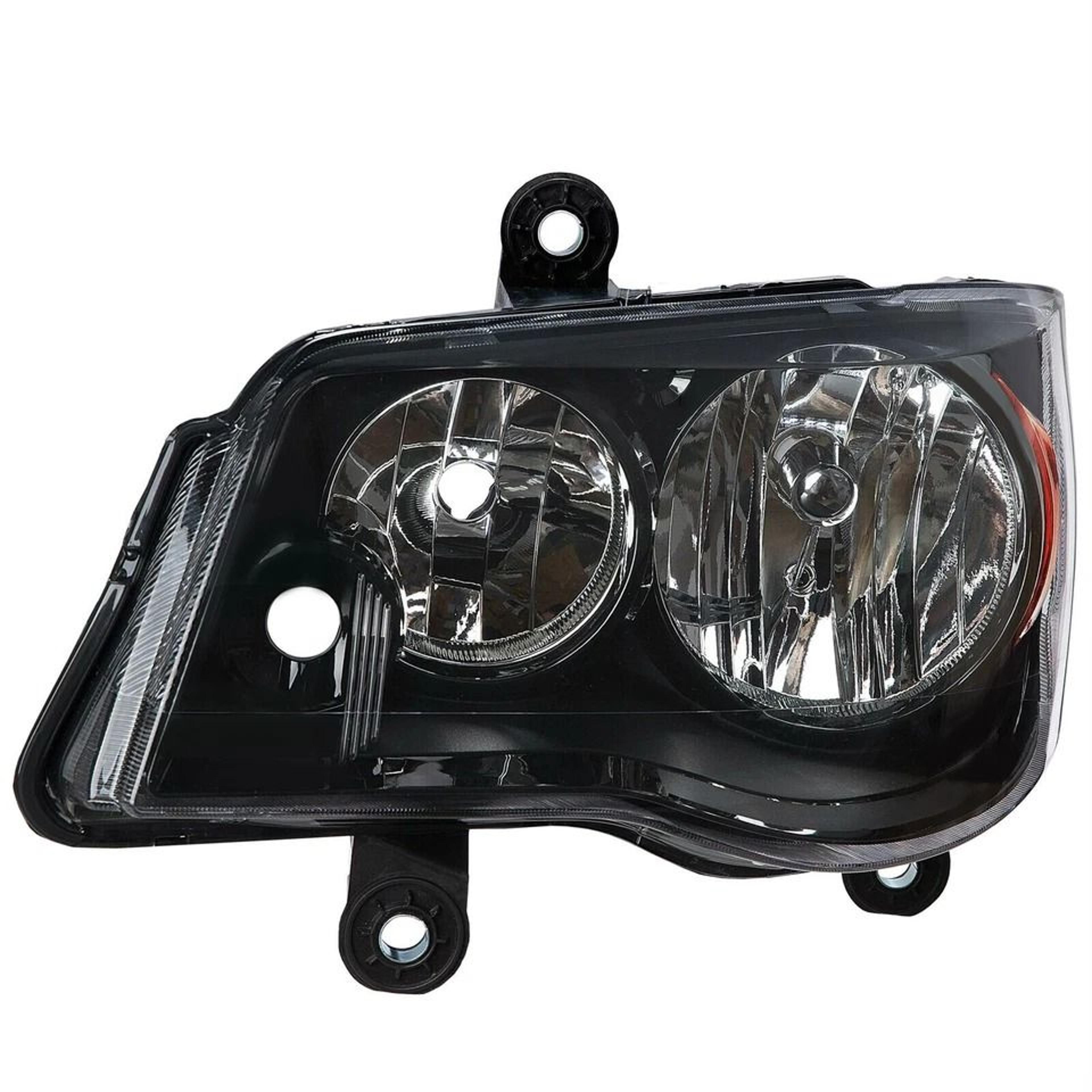 Premium Driver Side Headlight Assembly For Chrysler Town  Country  Dodge Grand Caravan Replacement  9