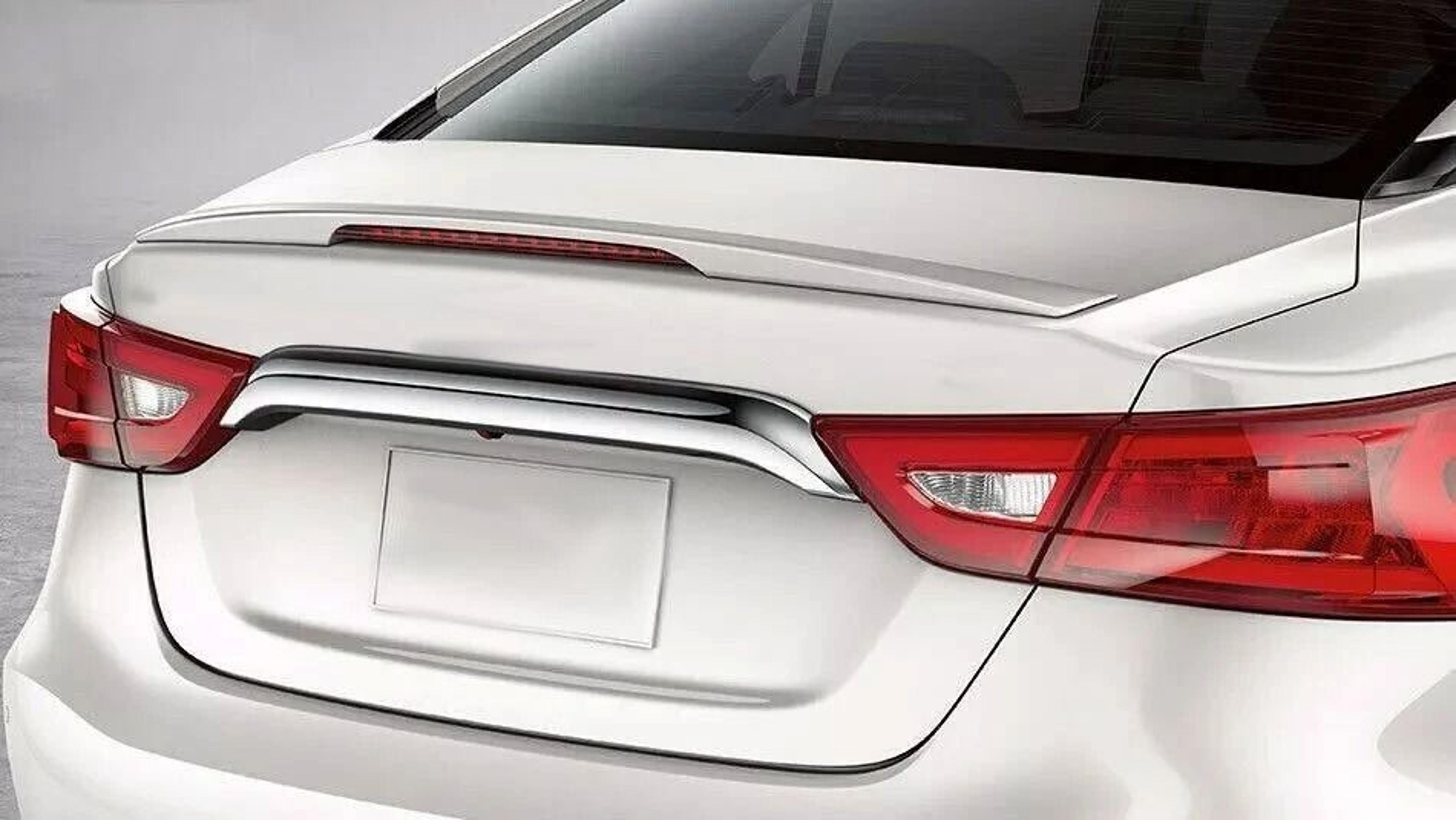 maxima factory style rear spoiler with led lights