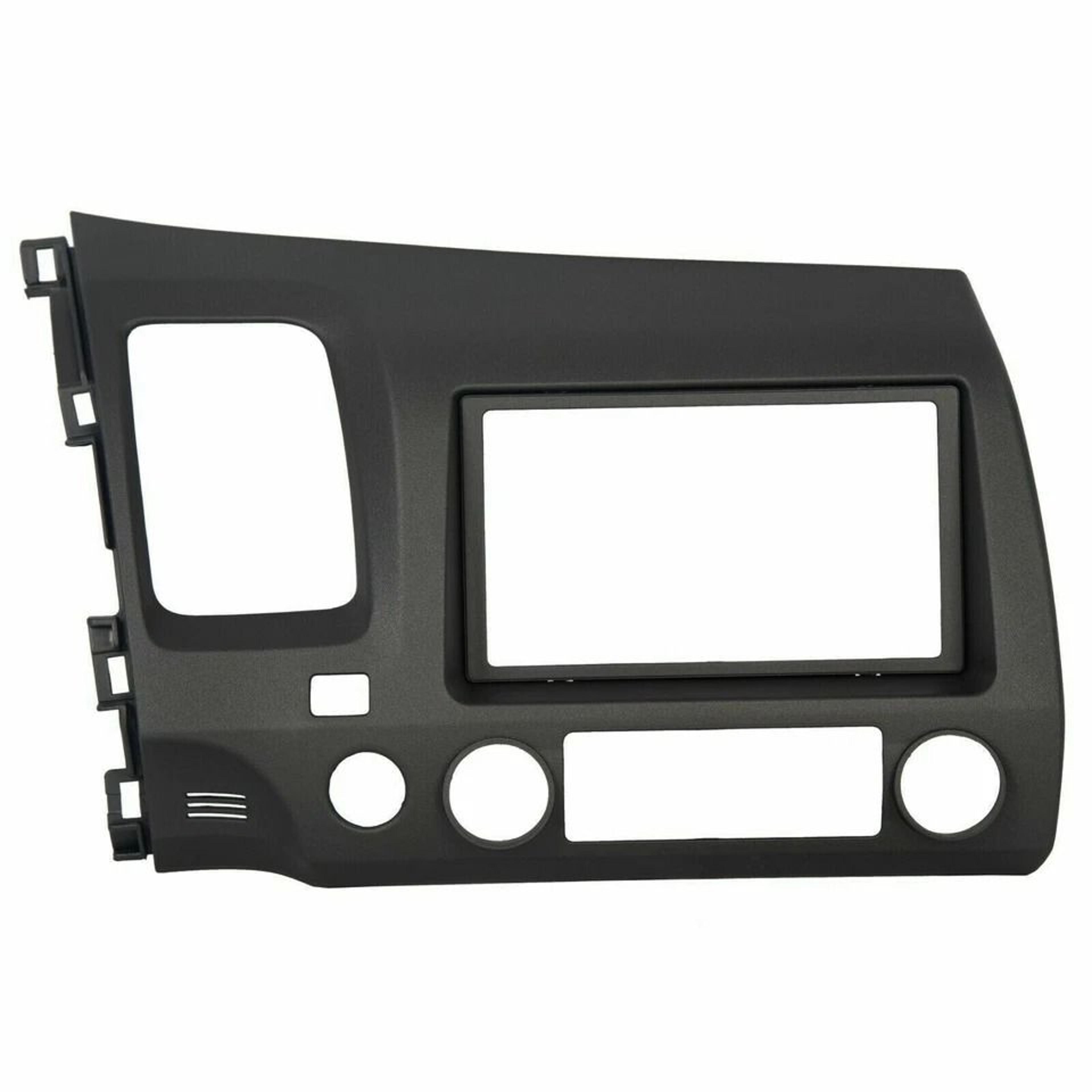 double din radio dash kit with wiring harness for honda civic easy installation, perfect fit