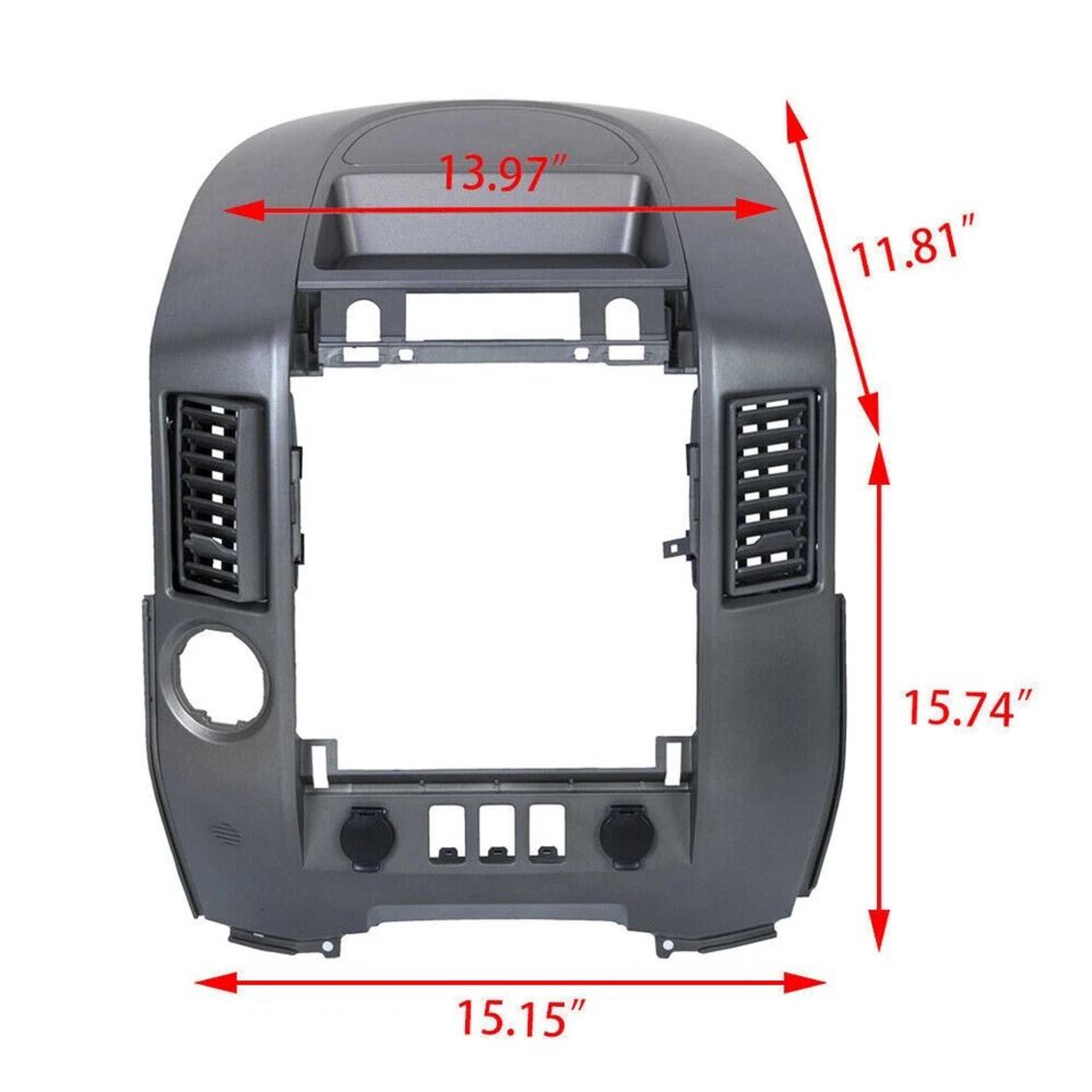 ABS Instrument Panel Lid Dash Radio Bezel For Titan XE SE Armada SE Premium Fit  Finish 1