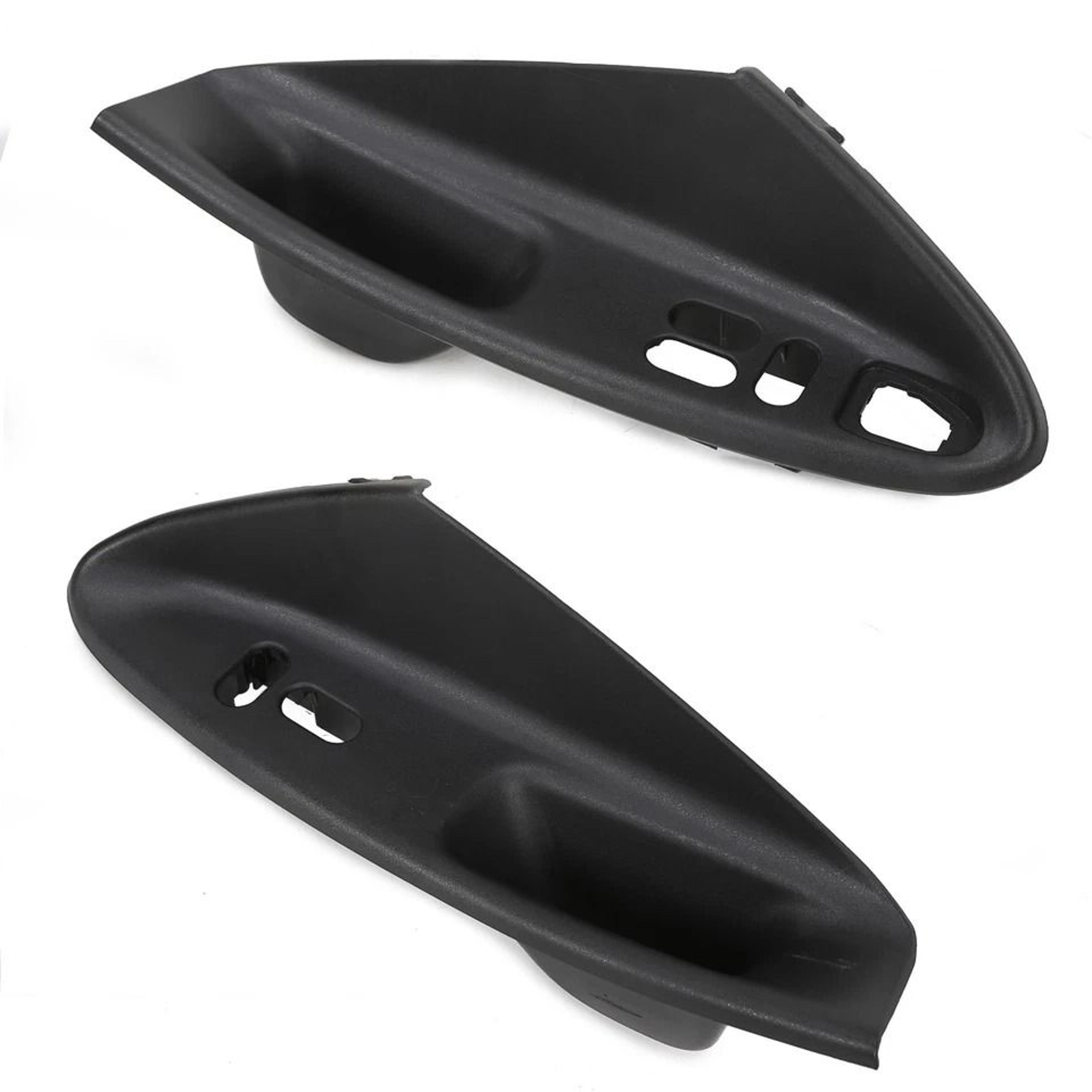 Interior Door Pull Handle Pair Black Coupe Replacement 1