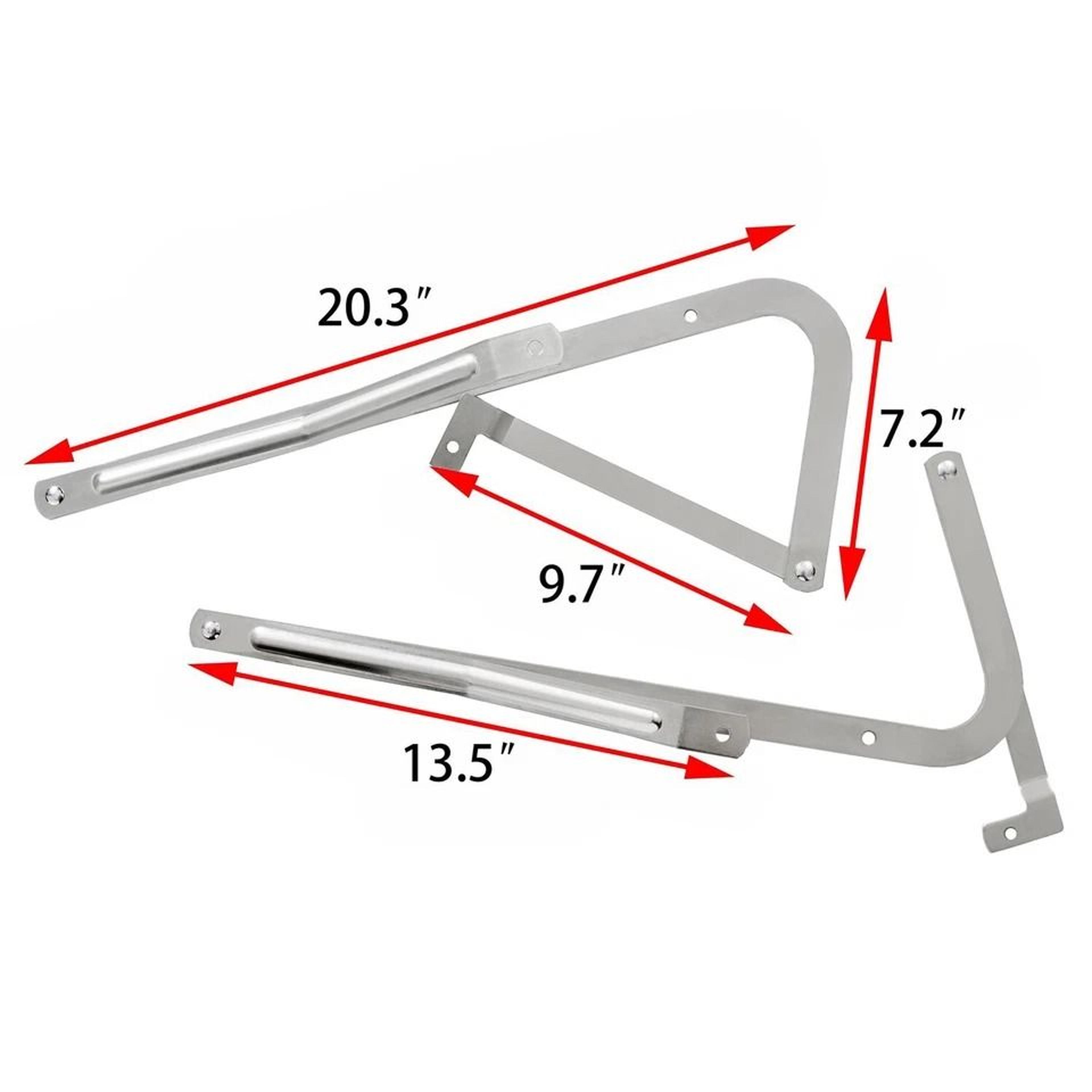 Compatible Attic Ladder Hinge Arms Pair For Ladder Repair 1