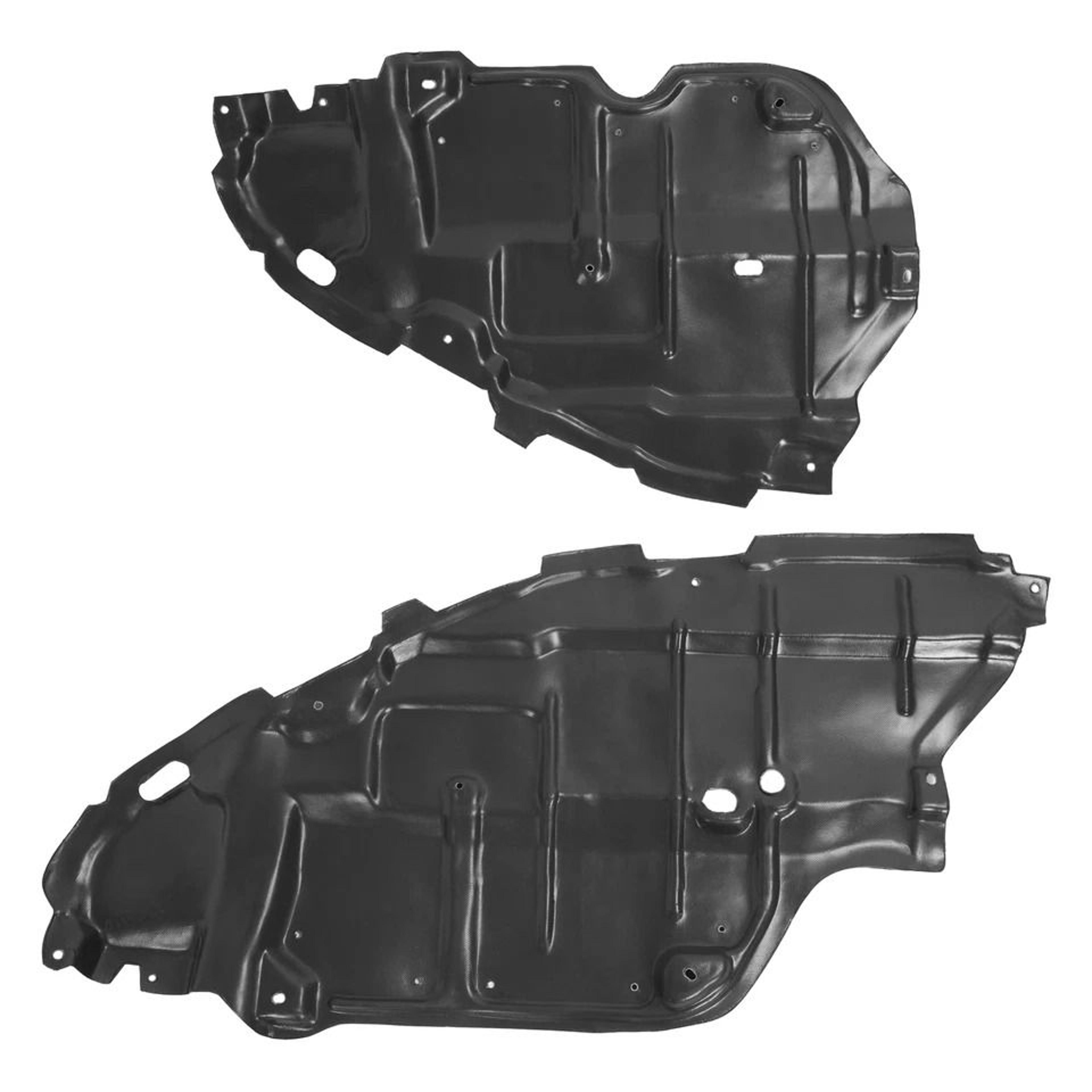 engine splash shield pair front lower under cover set