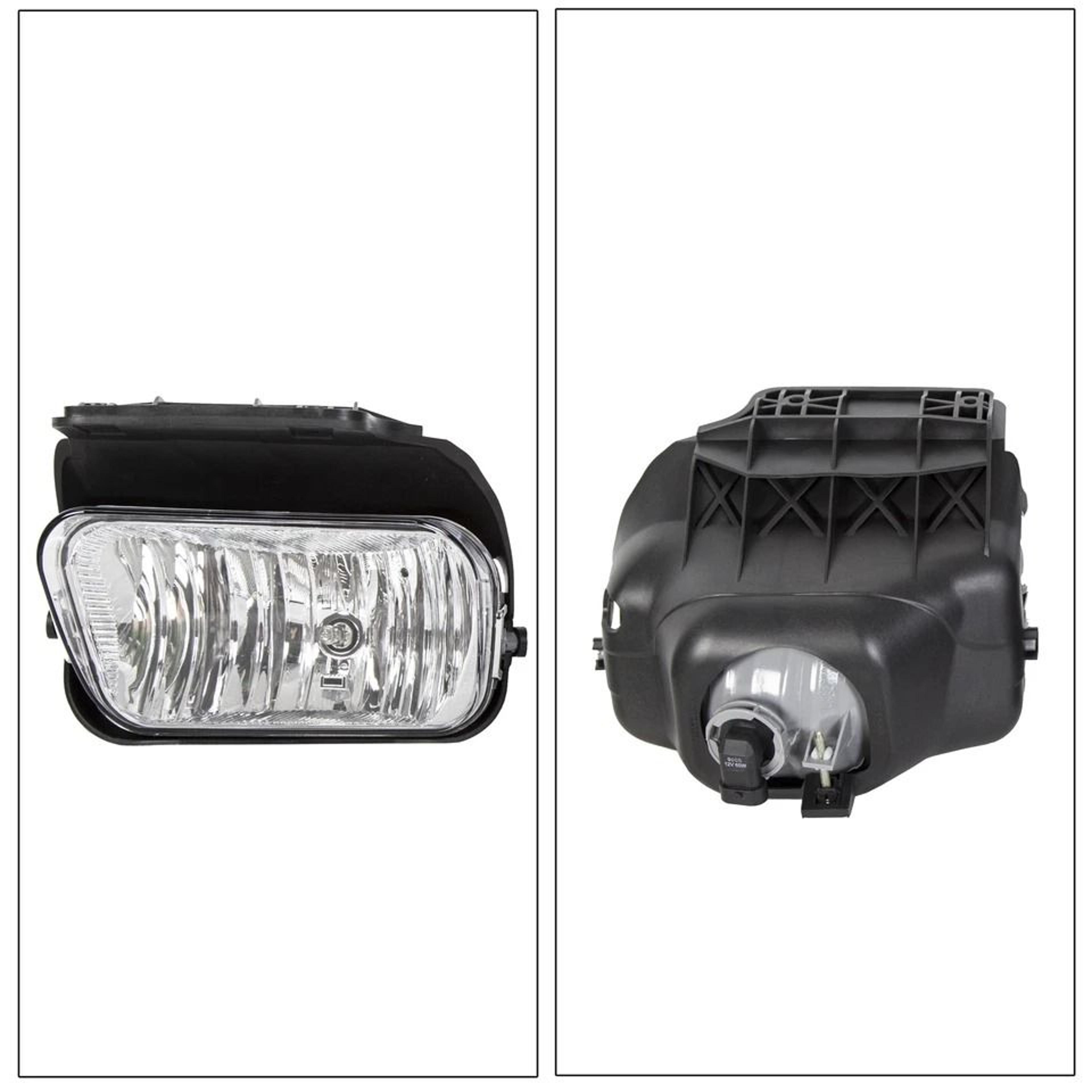 Chevy Silverado Fog Lights Pair Clear Lens Direct Replacement For Avalanche 2