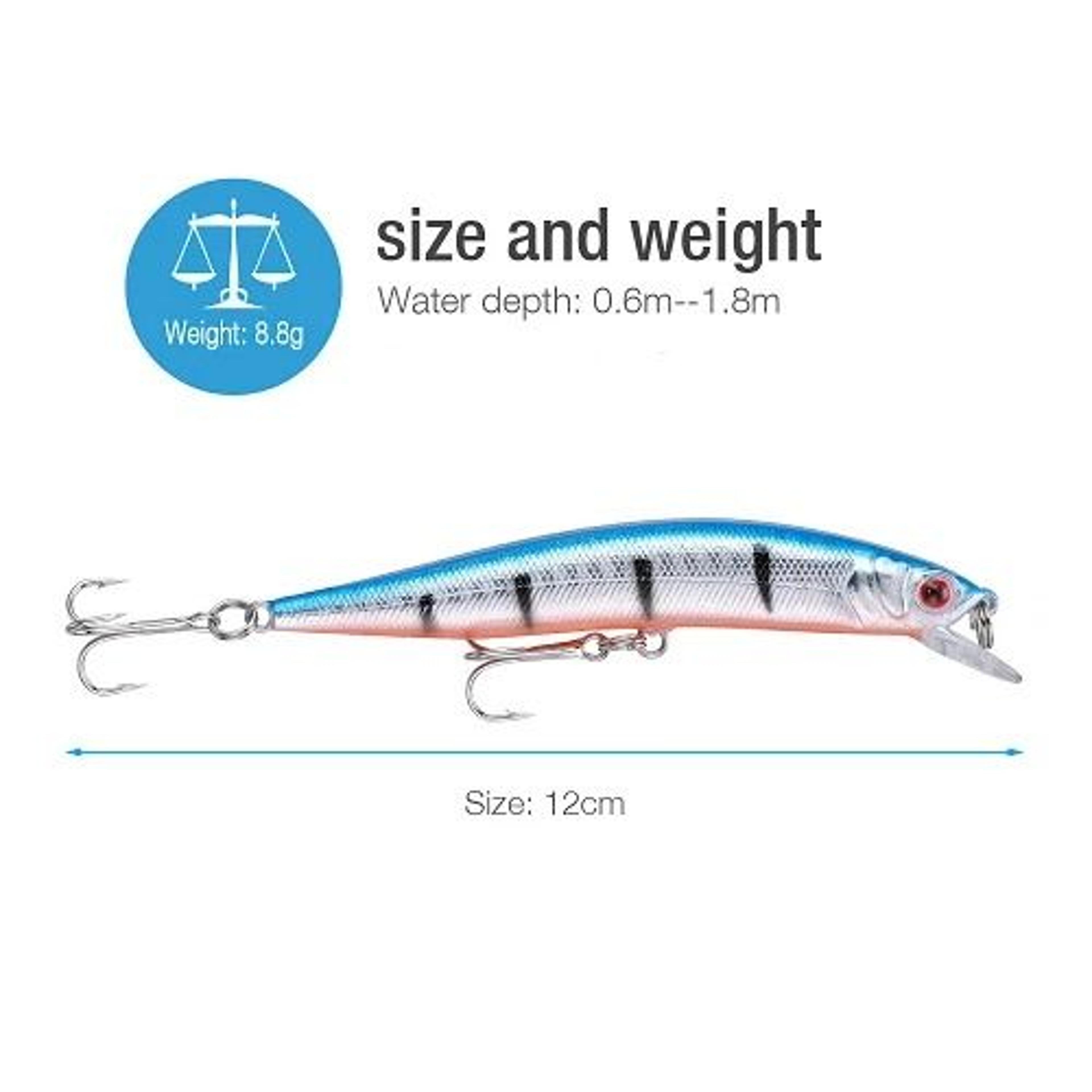 Lot Kinds Of Fishing Lures Crankbaits Hooks Minnow Baits Tackle Crank 16