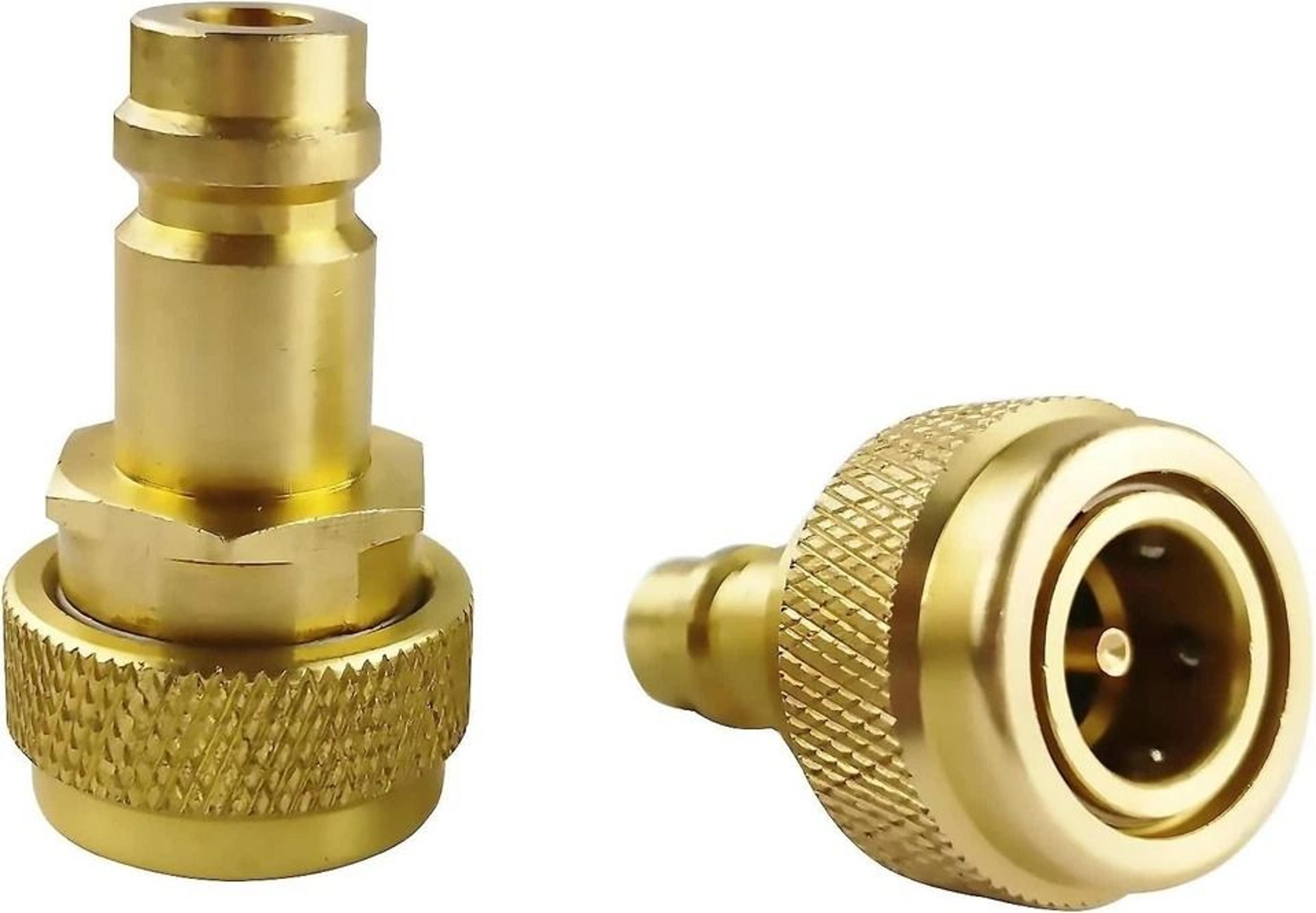 adjustable adapter set brass high low quick couplers for ac service