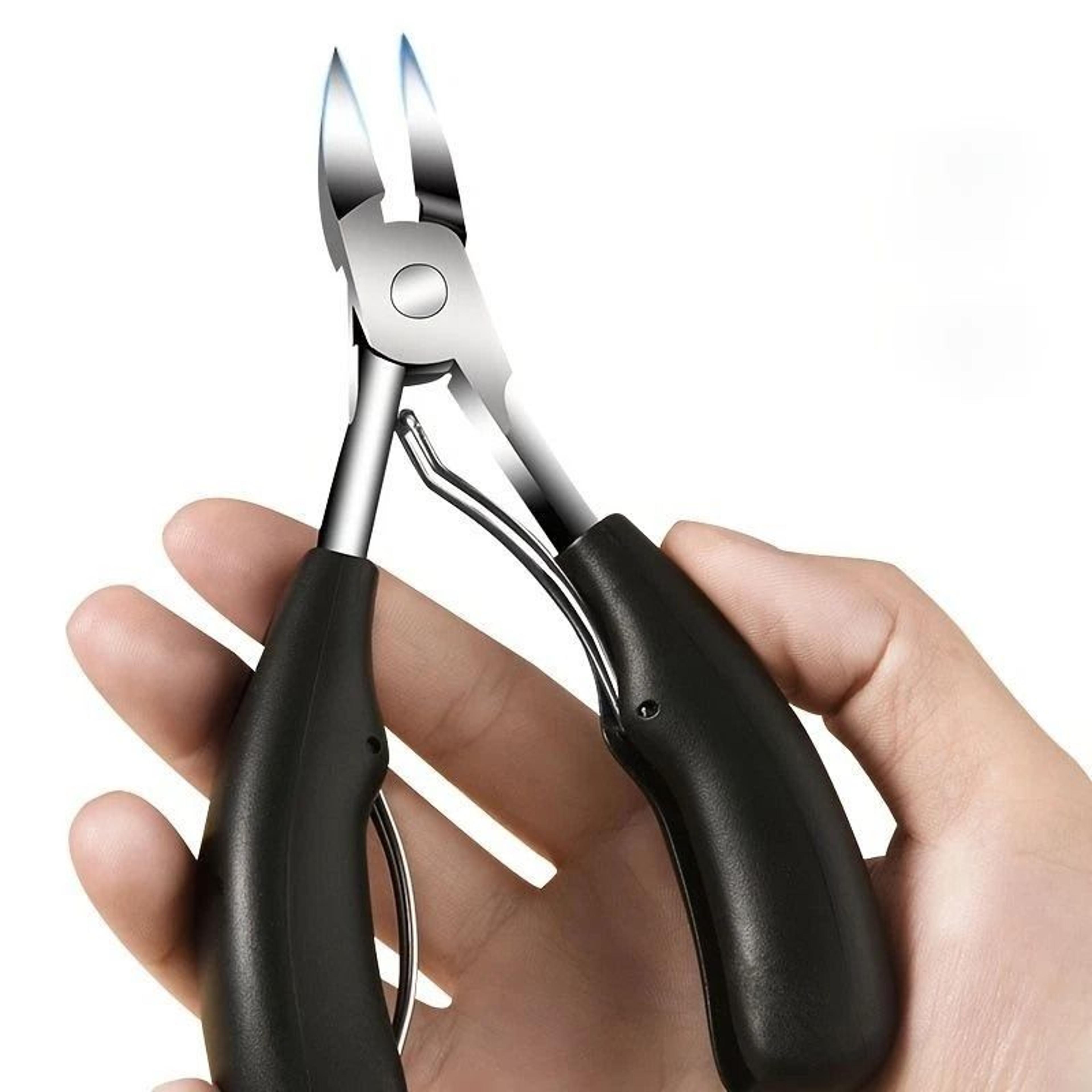 heavy duty ingrown toenail clippers for thick nails precision curved nail scissors