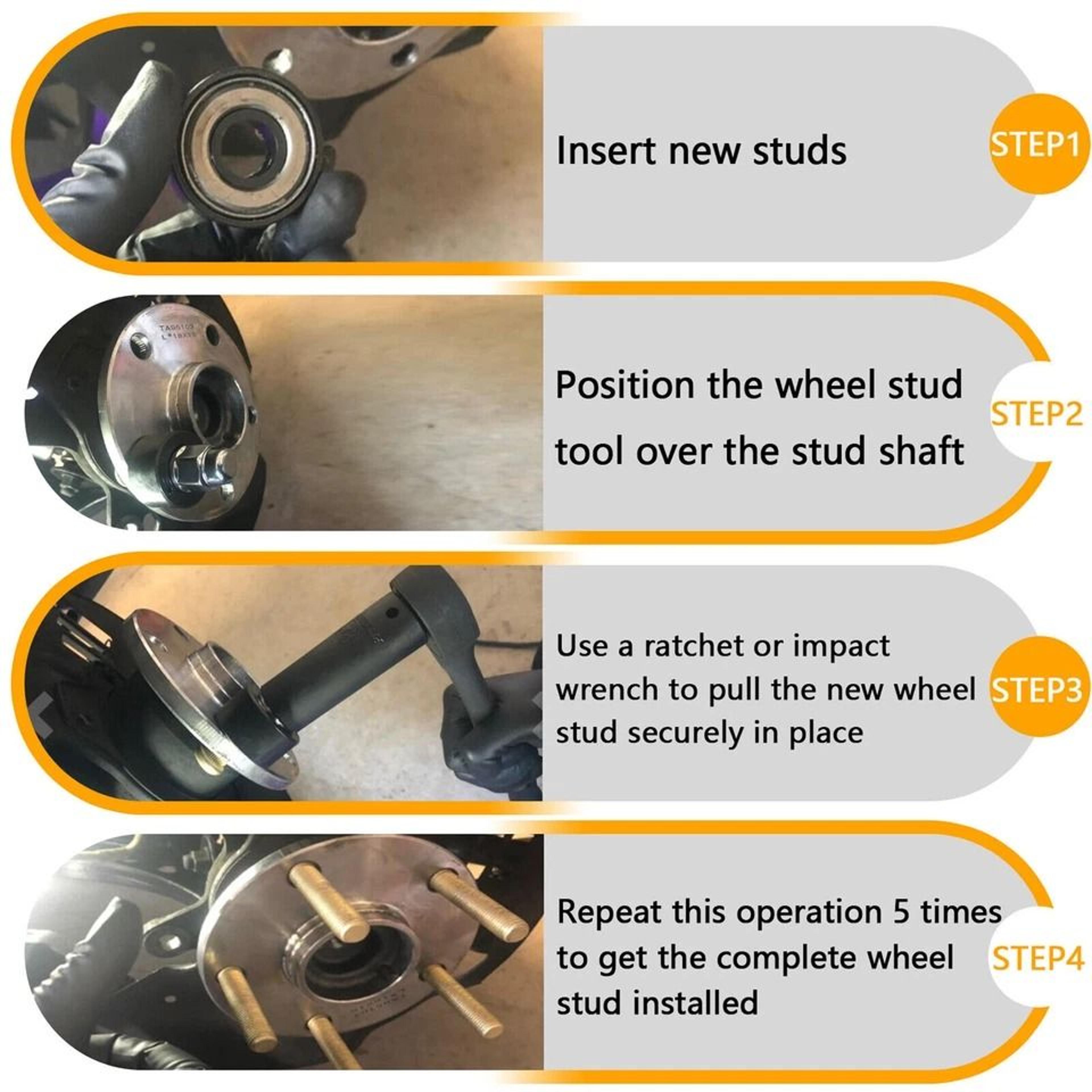 Wheel Stud Installer Tool For Cars SUVs And Light Trucks 3