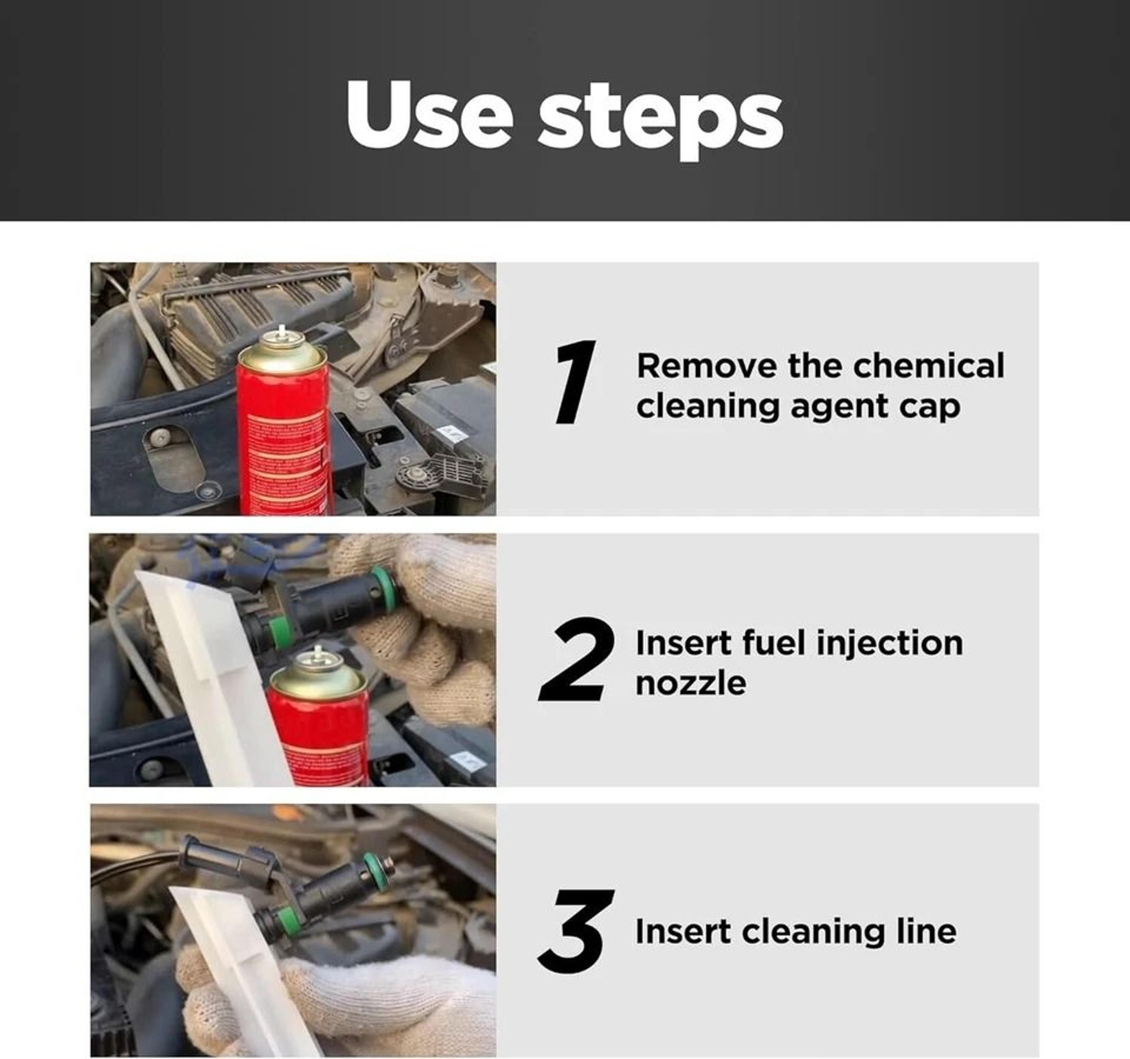 Universal Fuel Injector Flush Adapter  Fuel Injector Cleaning Kit DIY Car Cleaning Tool For Engine  10