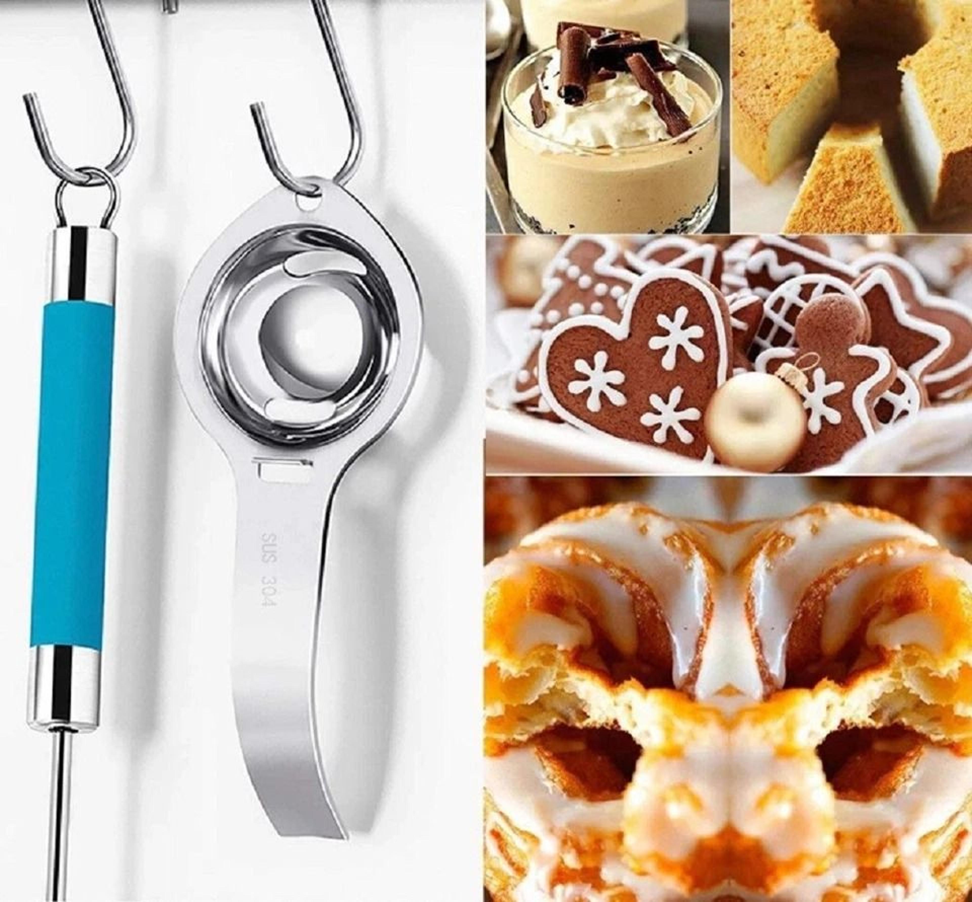 Egg Yolk White Separator Sieve Tool Easy Kitchen Gadget For Baking And Cooking 4