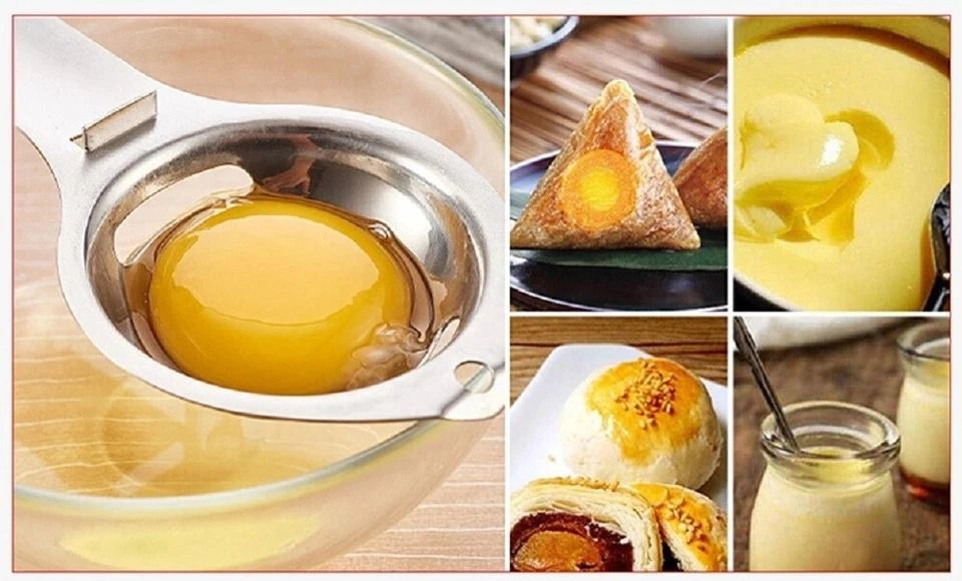 Egg Yolk White Separator Sieve Tool Easy Kitchen Gadget For Baking And Cooking 5