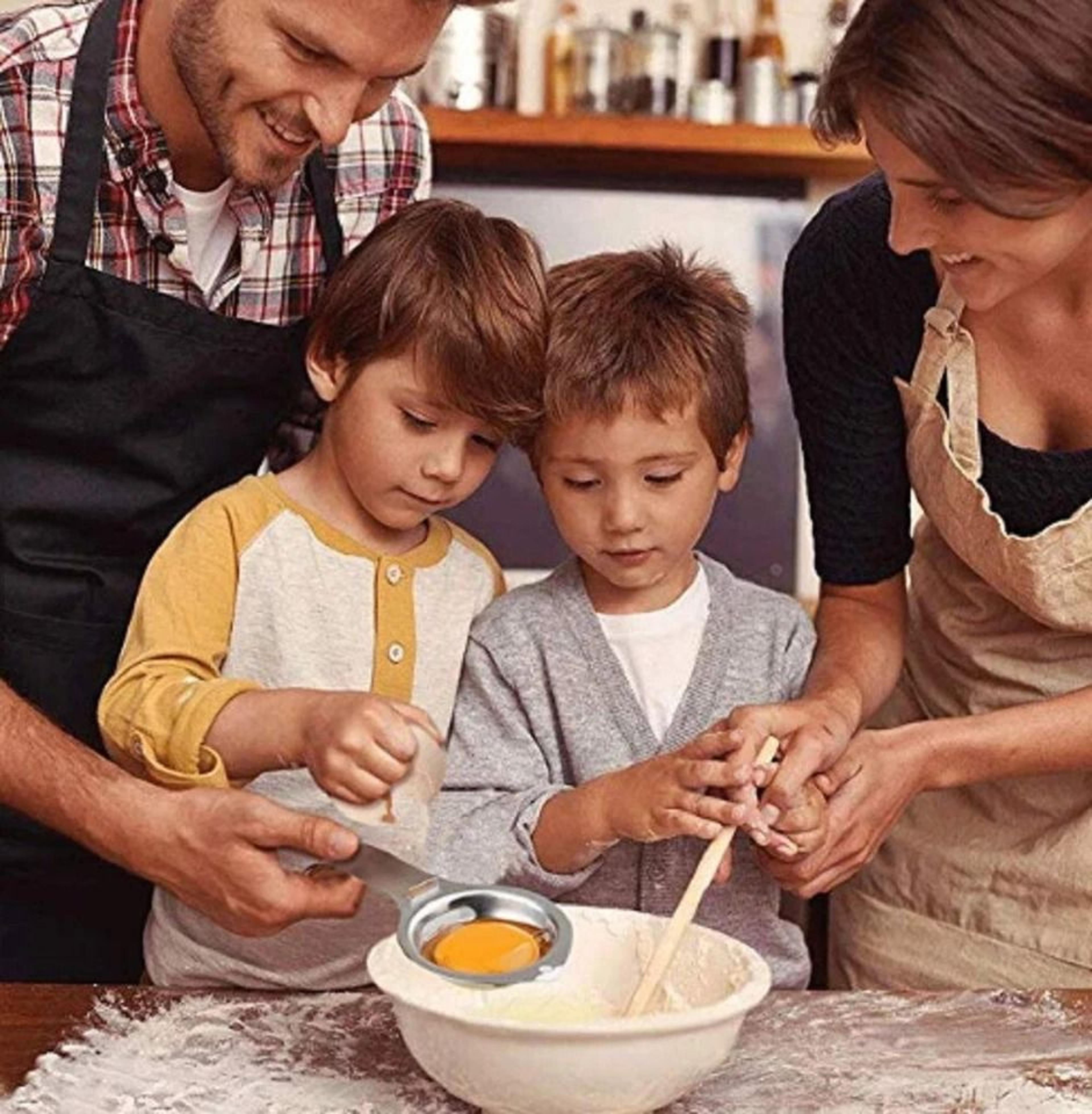 Egg Yolk White Separator Sieve Tool Easy Kitchen Gadget For Baking And Cooking 7