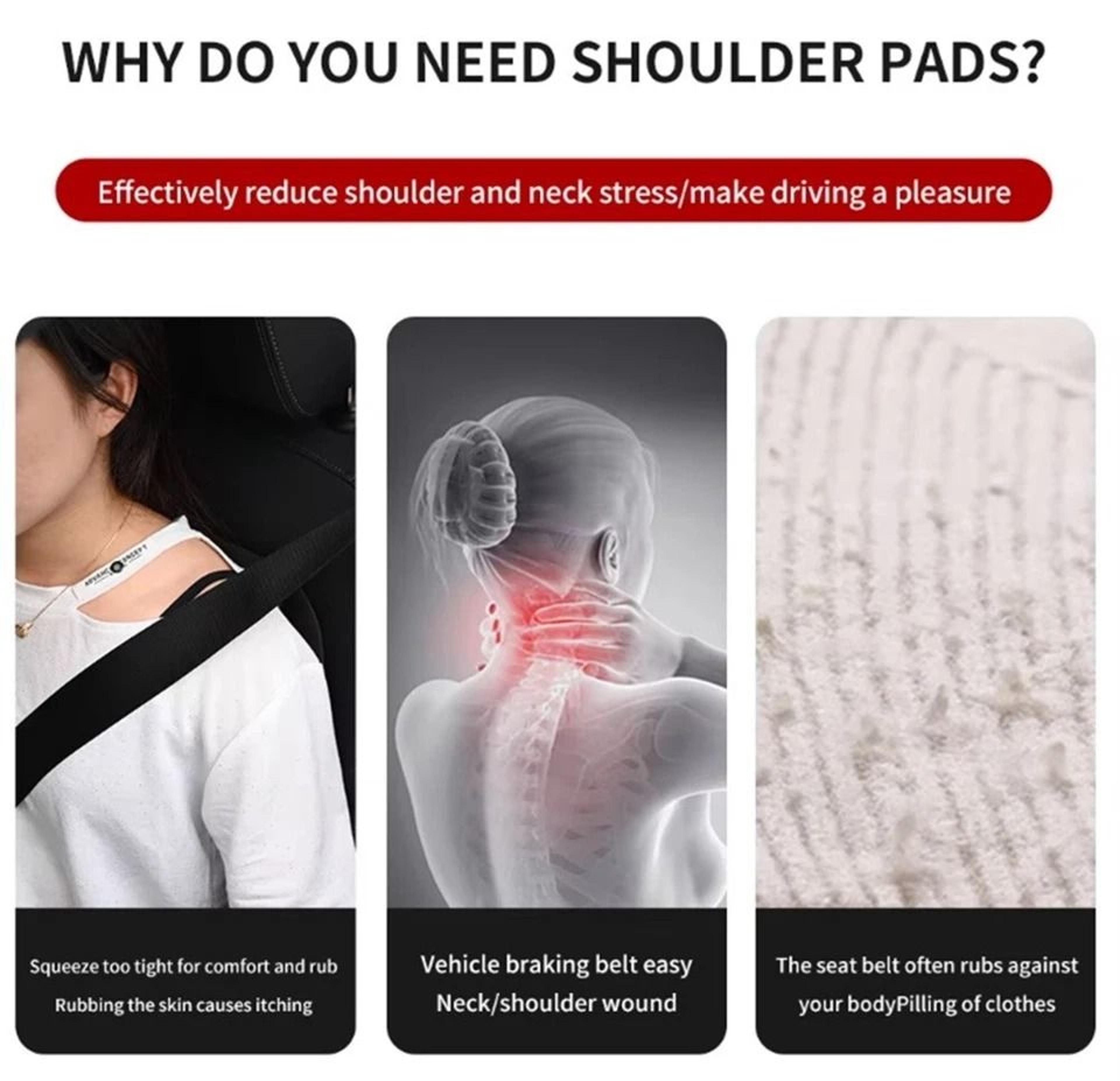 Universal Seat Belt Covers Soft Shoulder Pad Strap Protectors For Car Comfort 6