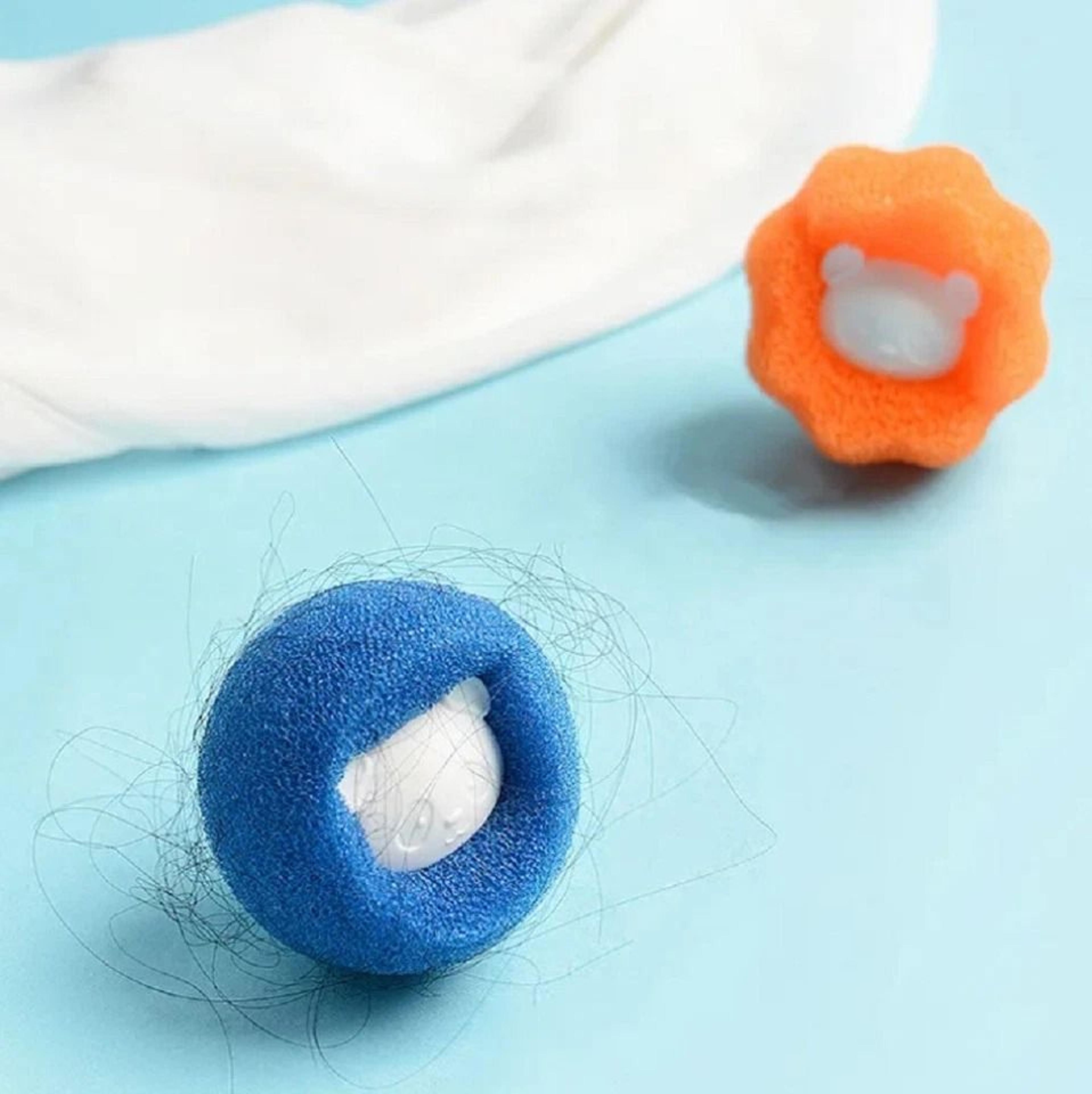 Laundry Pet Hair Remover Balls Reusable Lint Catcher For Washer  Dryer 4