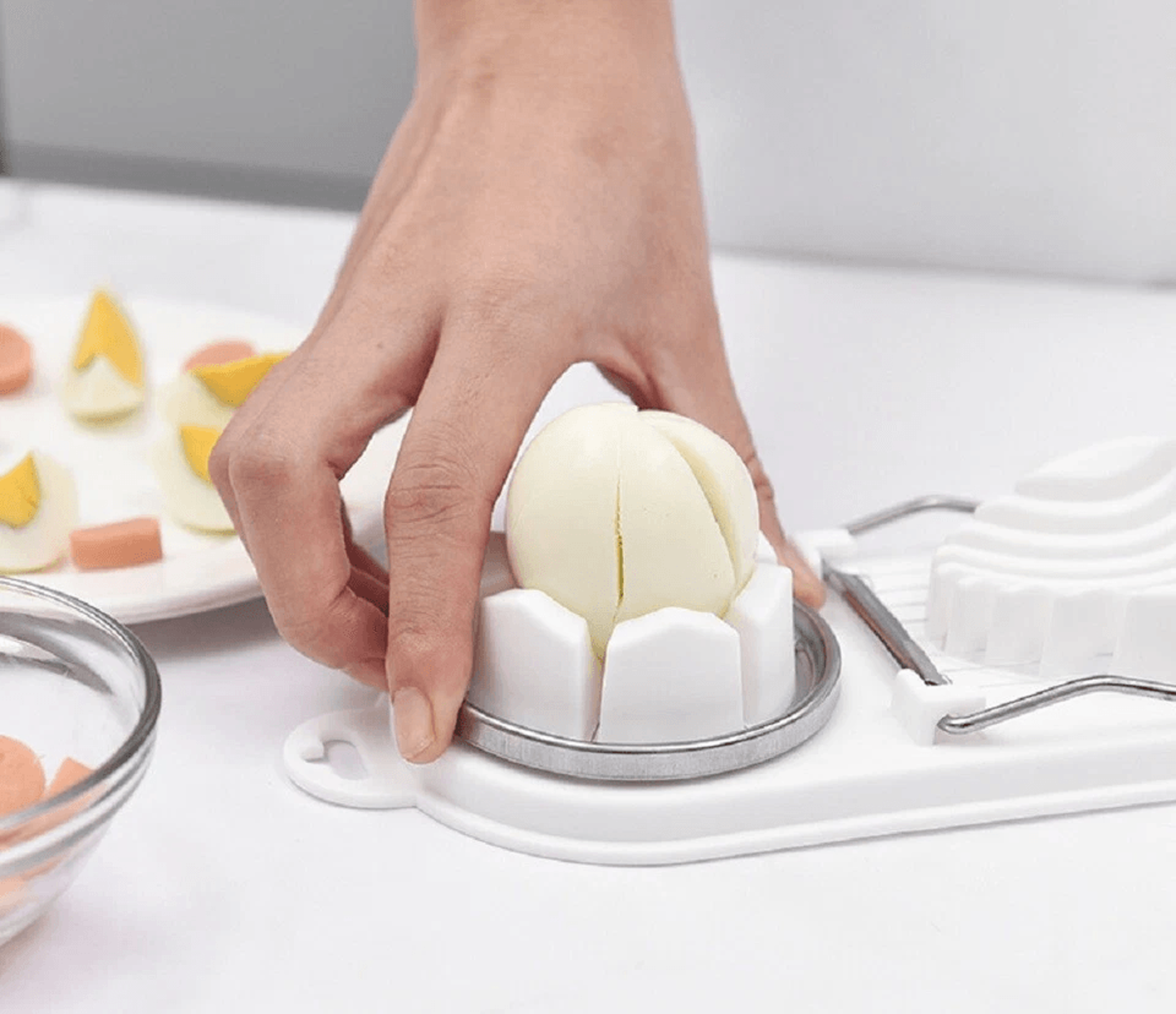 Stainless Steel Egg And Mushroom Slicer Kitchen Cutter For Easy Meal Prep 6