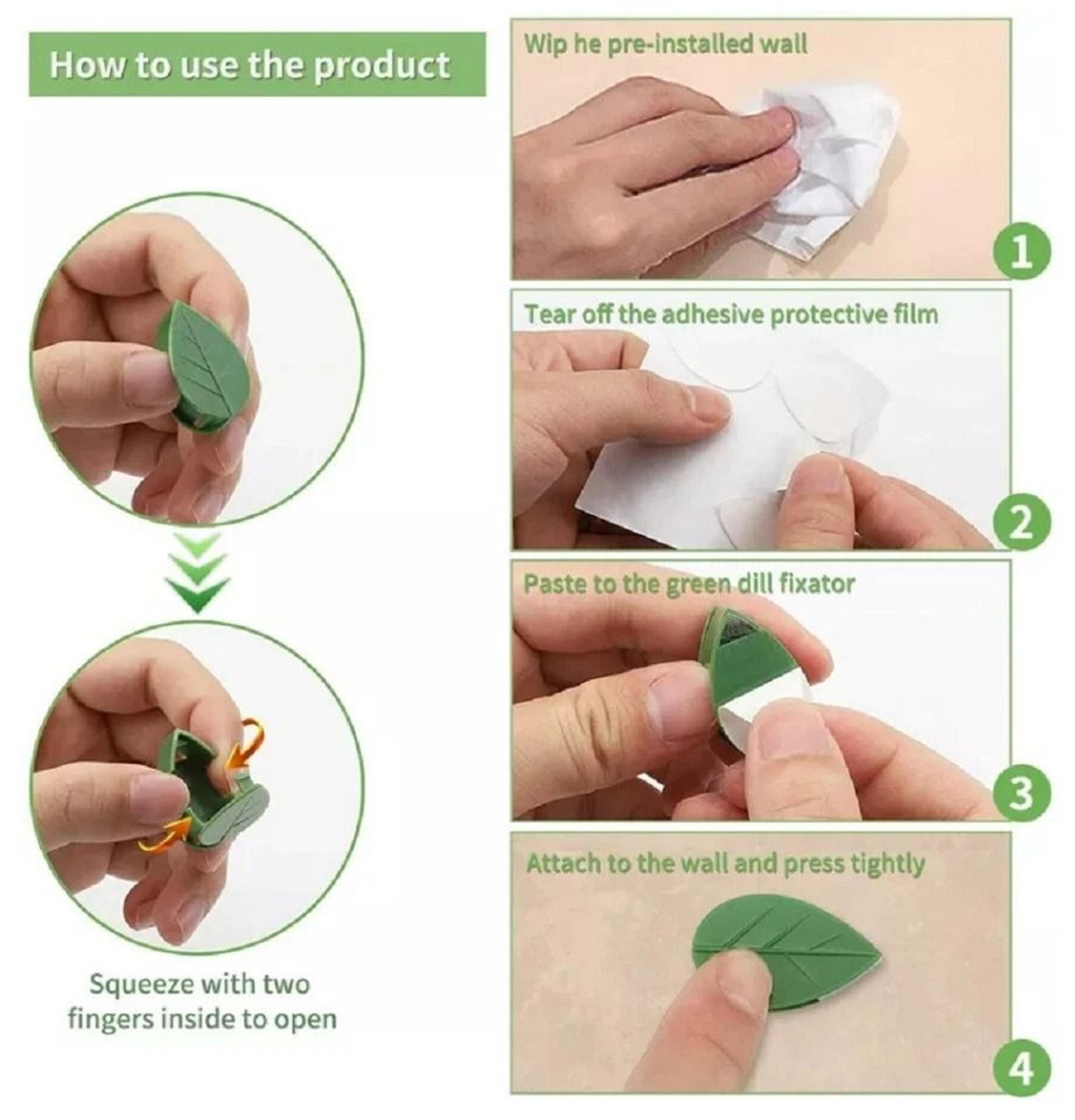 Self Adhesive Plant Clips For Wall Vine Support Ideal For Climbing Plants And Indoor Decor 4