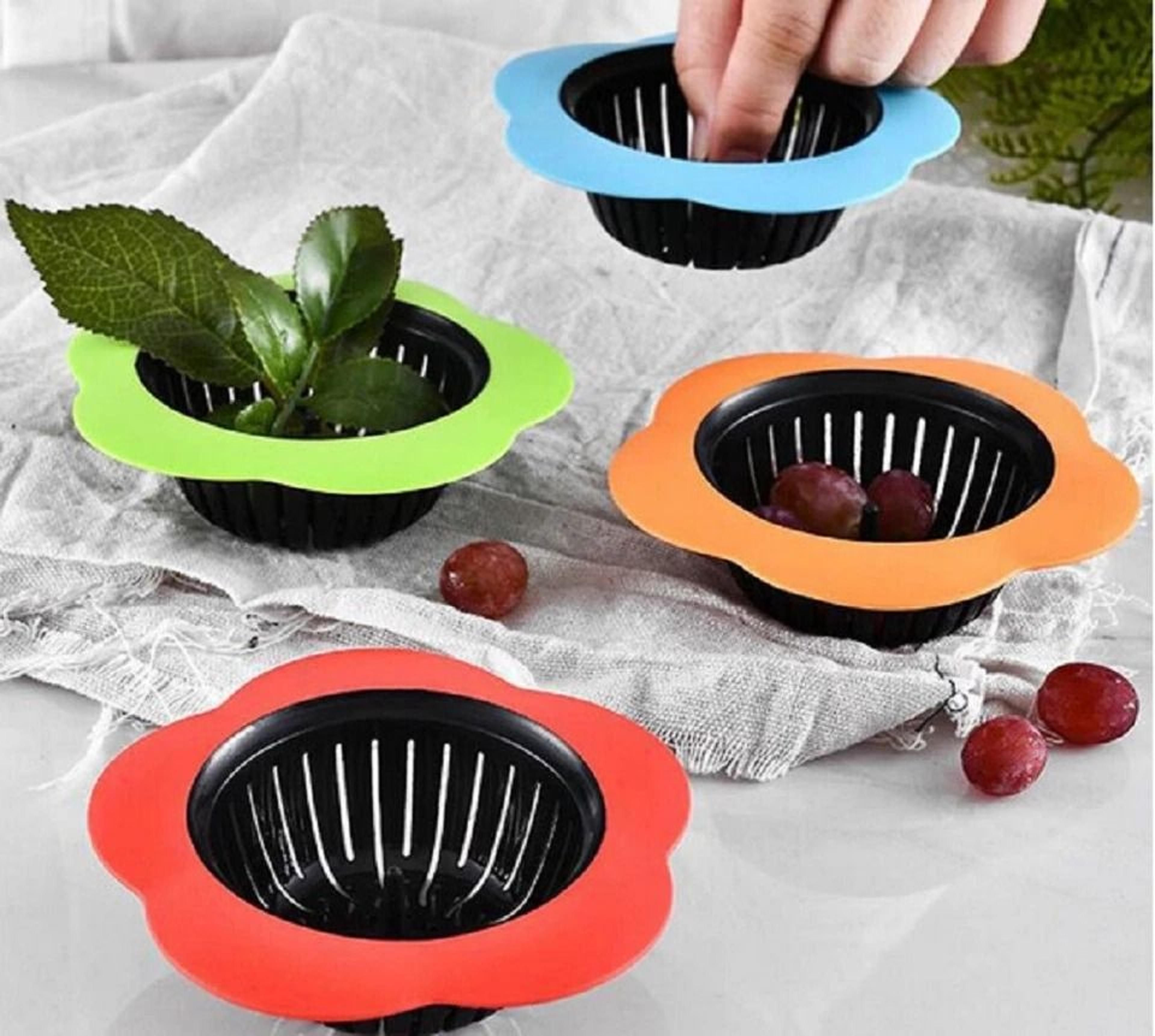 Sink Drain Strainers Durable Plastic Kitchen Food Catchers For Effortless Drain Cleaning 4