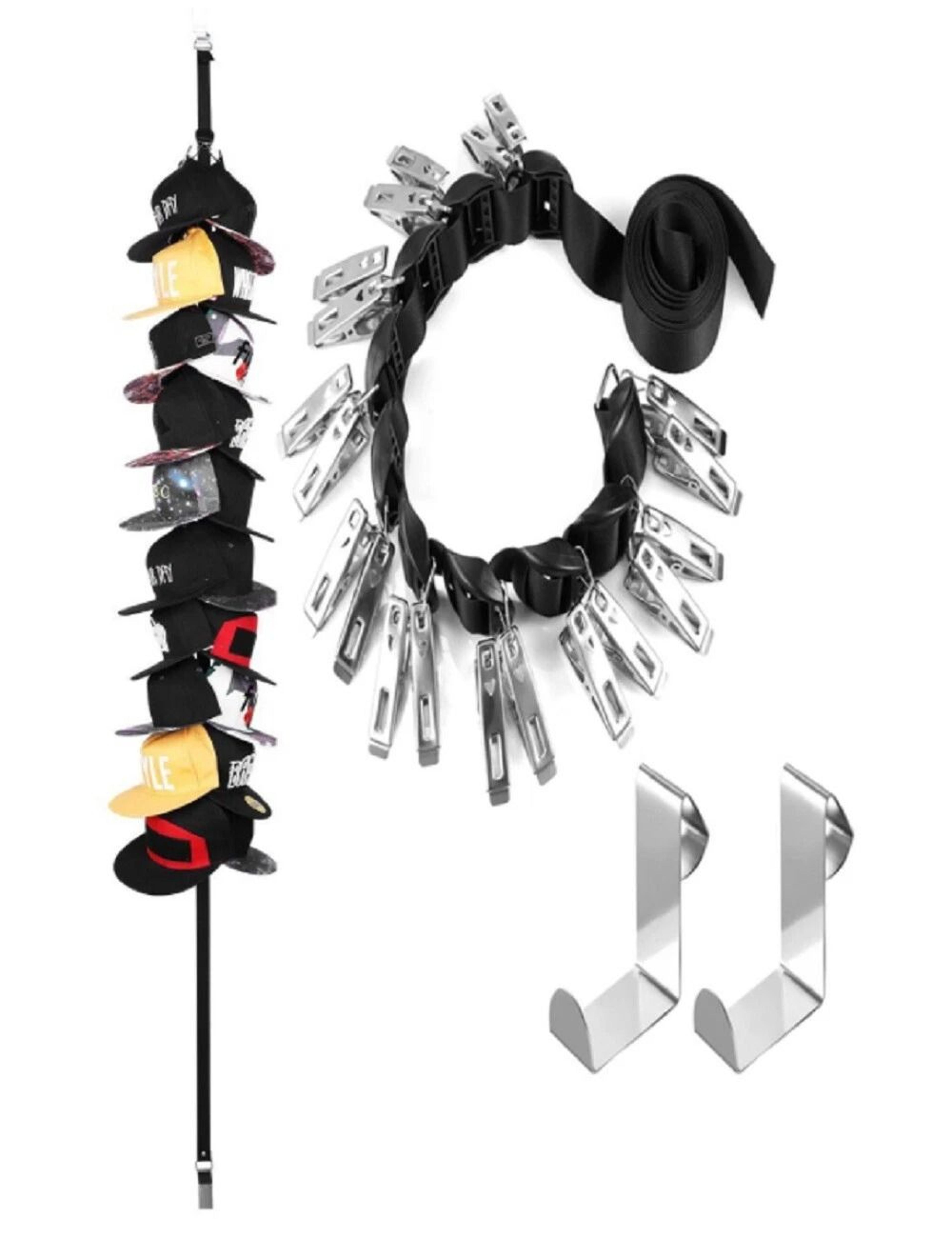 baseball cap organizer rack convenient closet & door hanger for storage