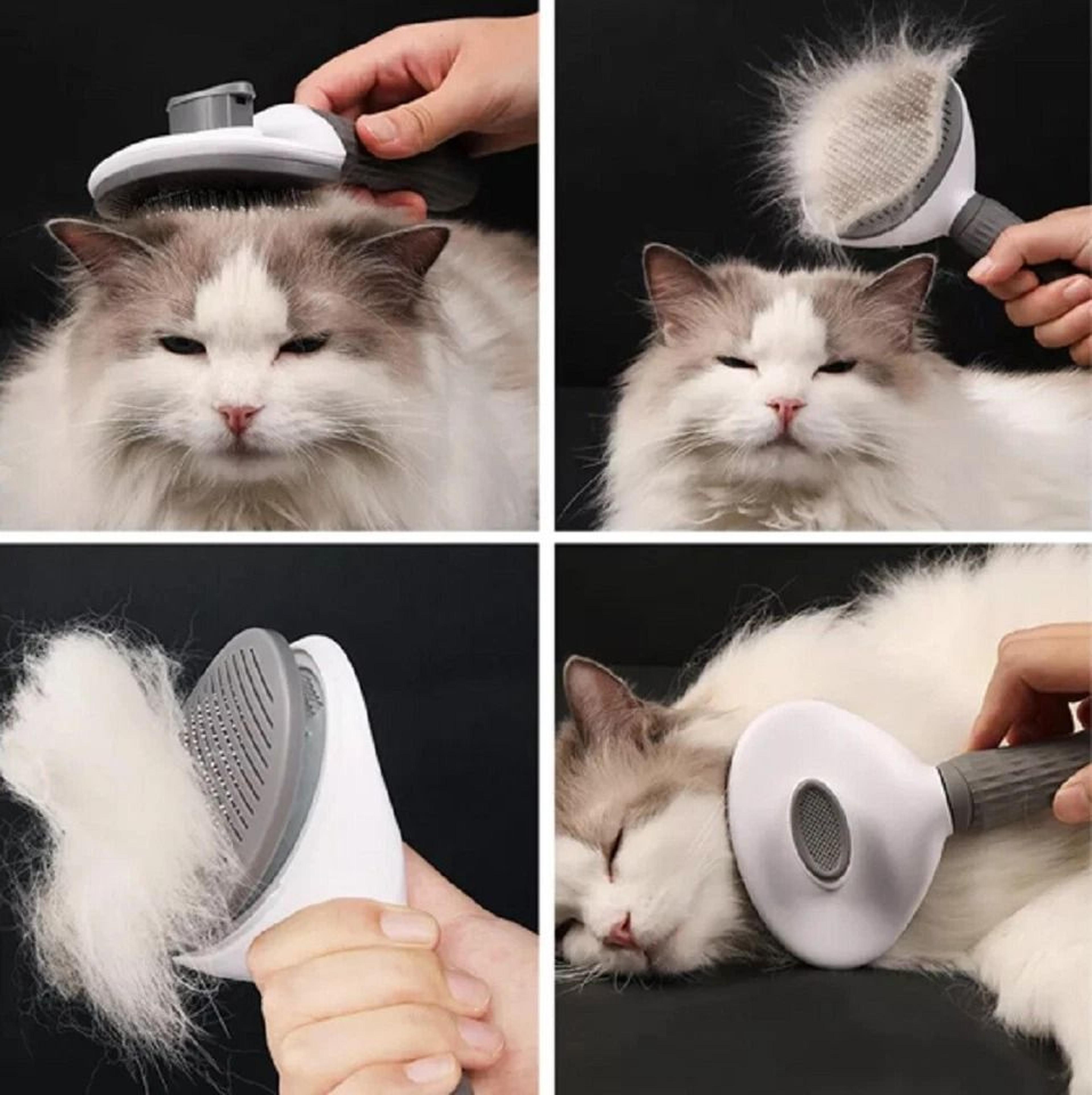 Pet Hair Remover Brush SelfCleaning Deshedding Comb For Dogs  Cats Grooming Tool For Shedding Contr 5