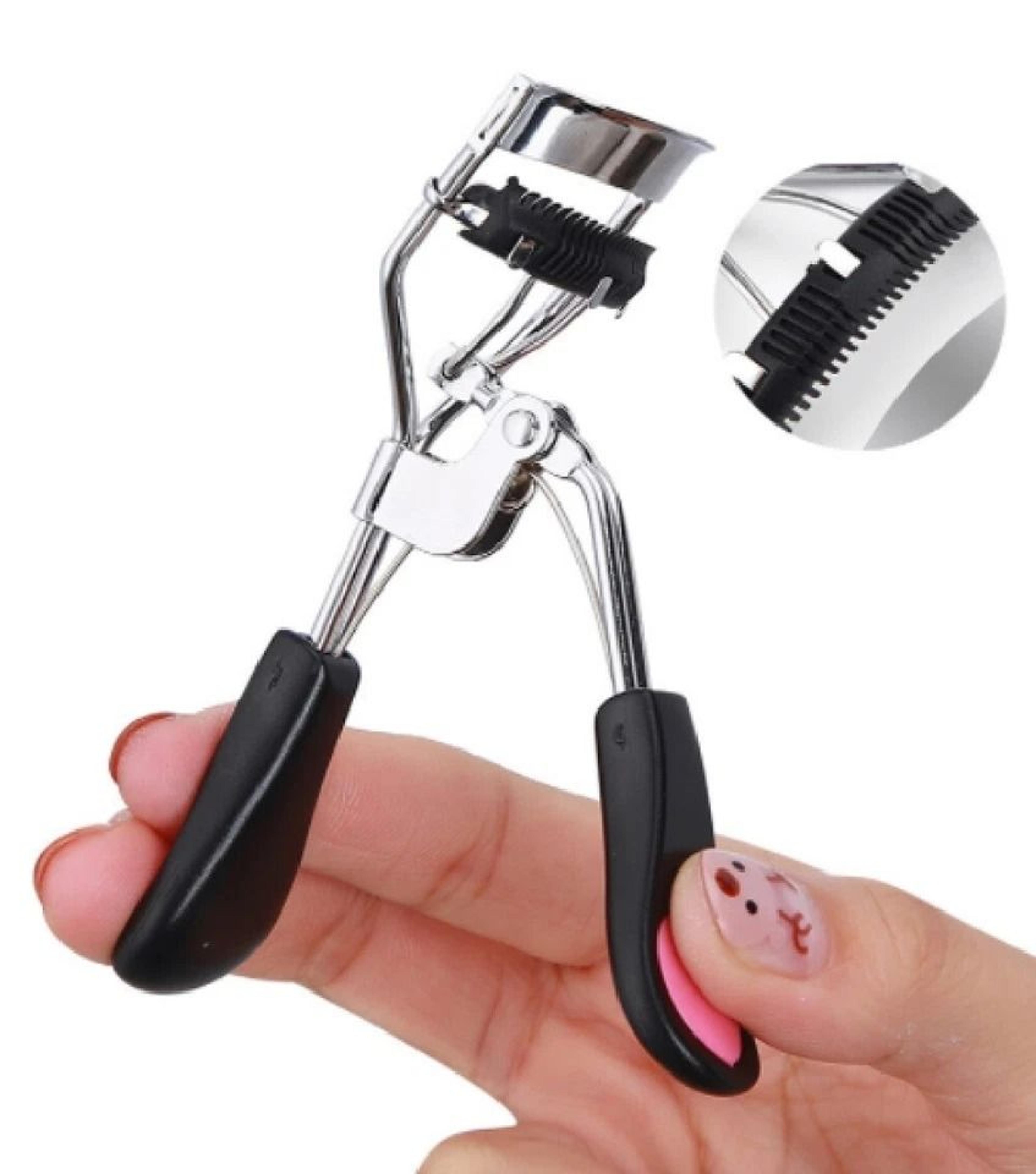premium eyelash curler with silicone pad high quality lash curling tool