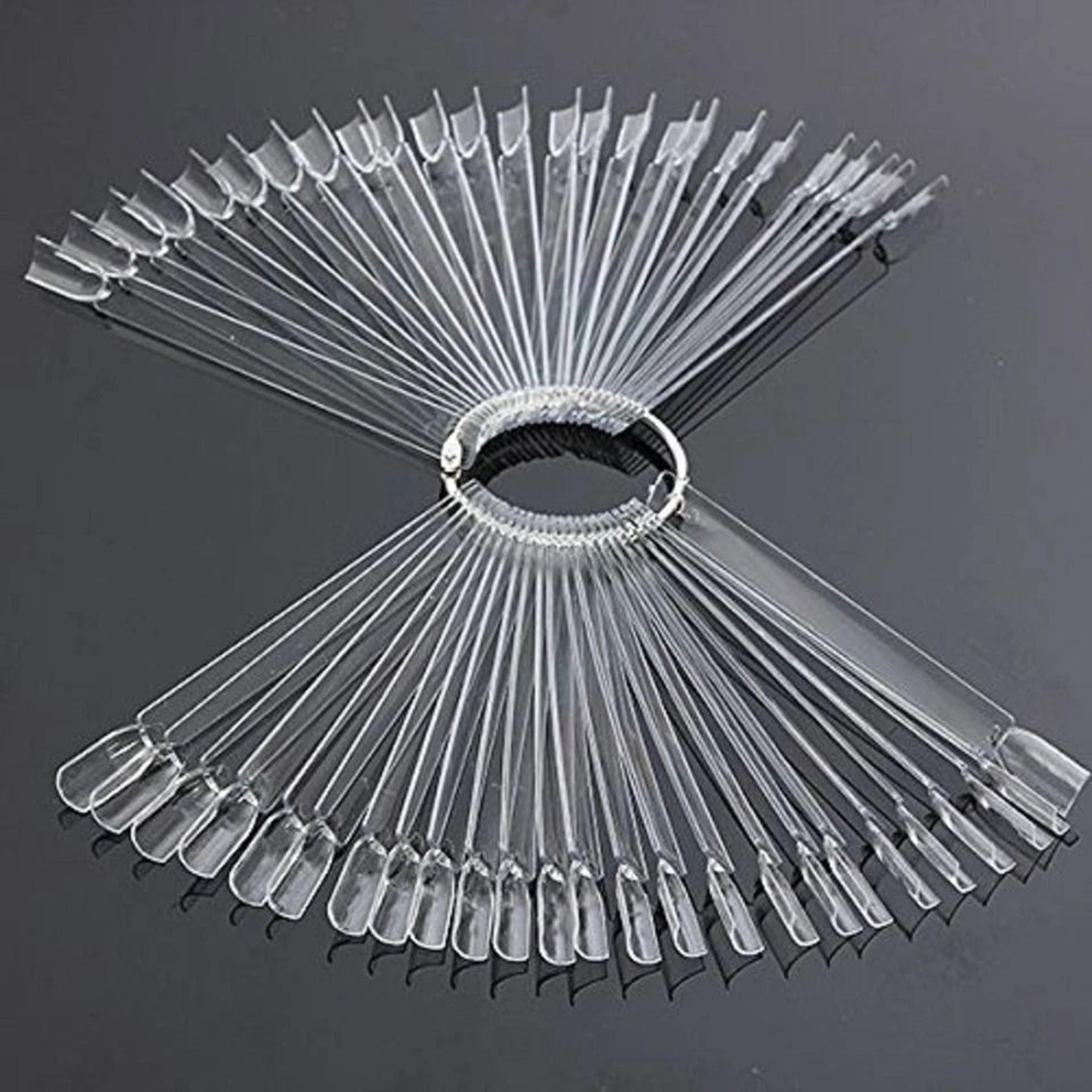 nail swatch sticks fan shape color display tips for gel polish art