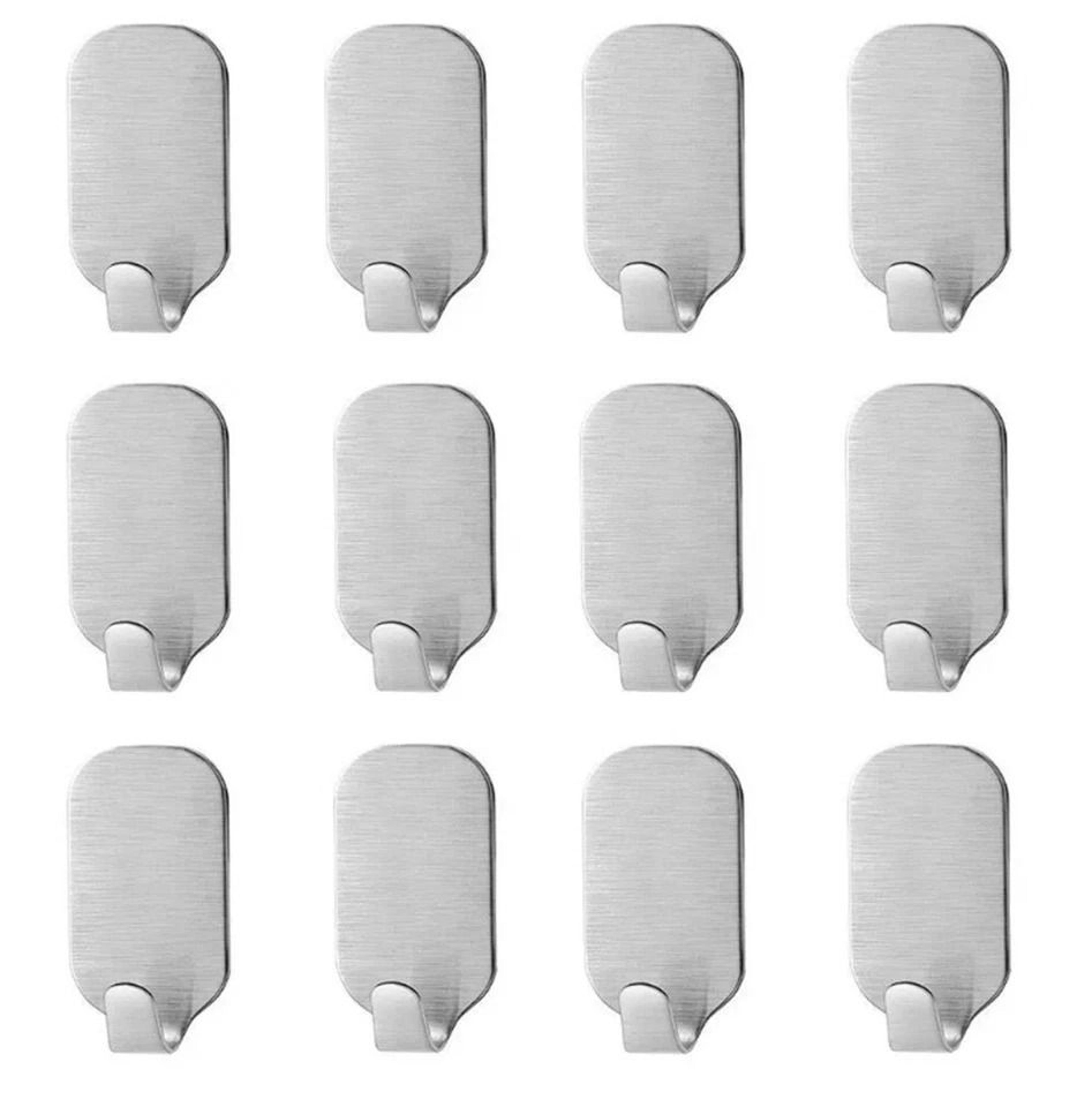 heavy duty self adhesive hooks stainless steel no drill wall hooks for home & office