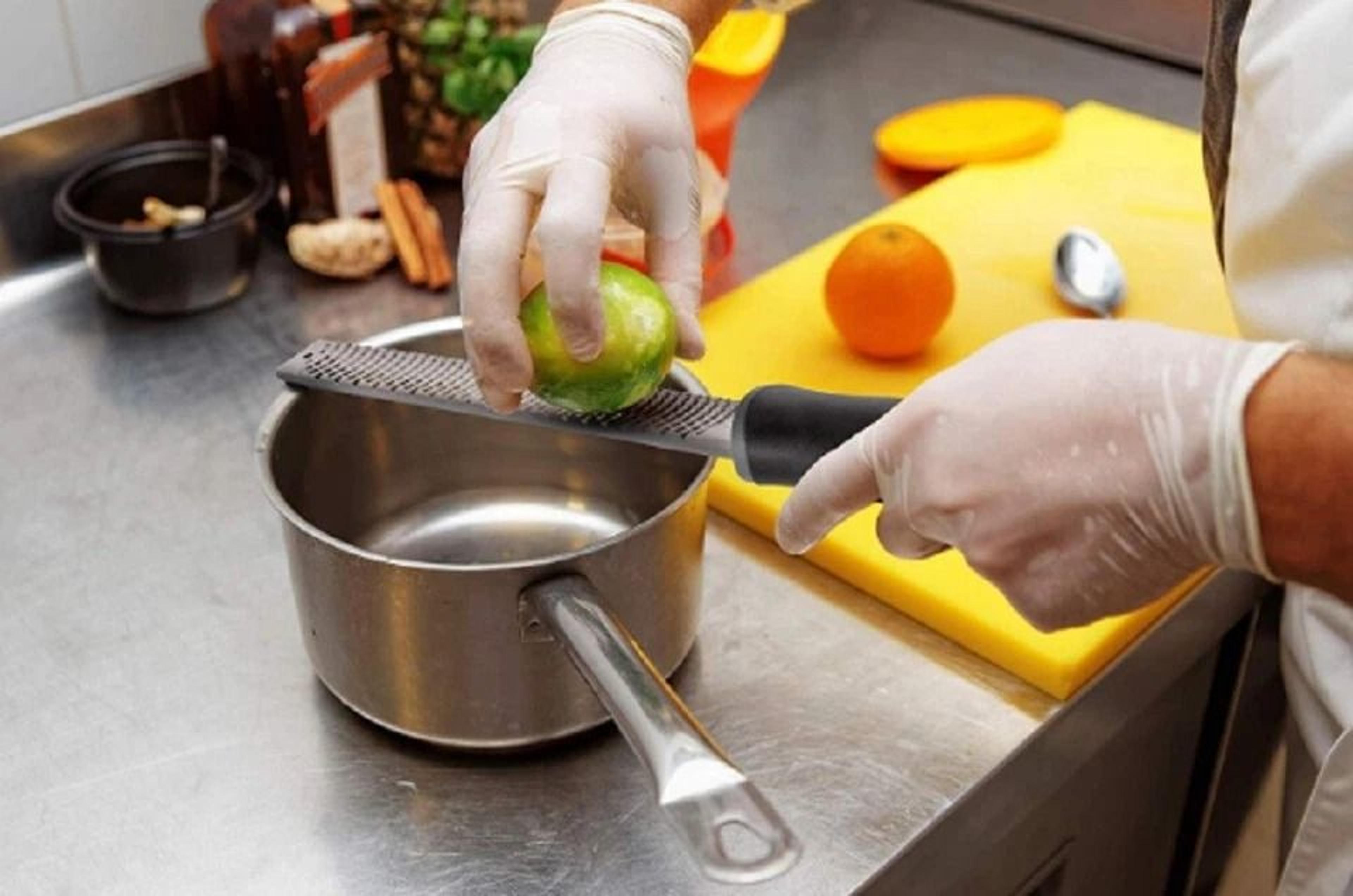Stainless Steel Citrus Zester  Lemon Grater Tool Fine Shredder For Cheese Fruits And Spices 6