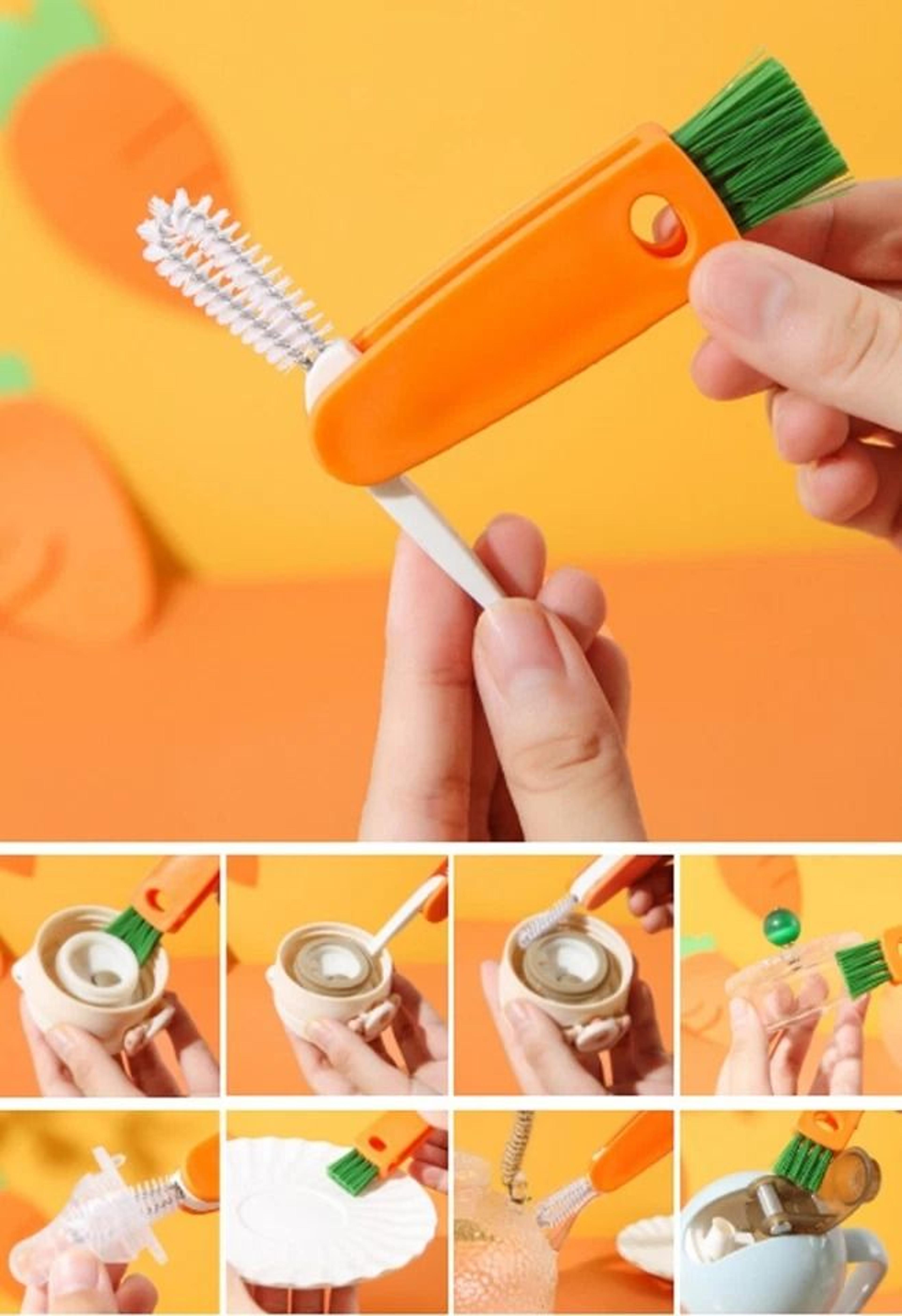 Bottle Cap Cleaner Brush For Lids Straws And Reusable Cups 4