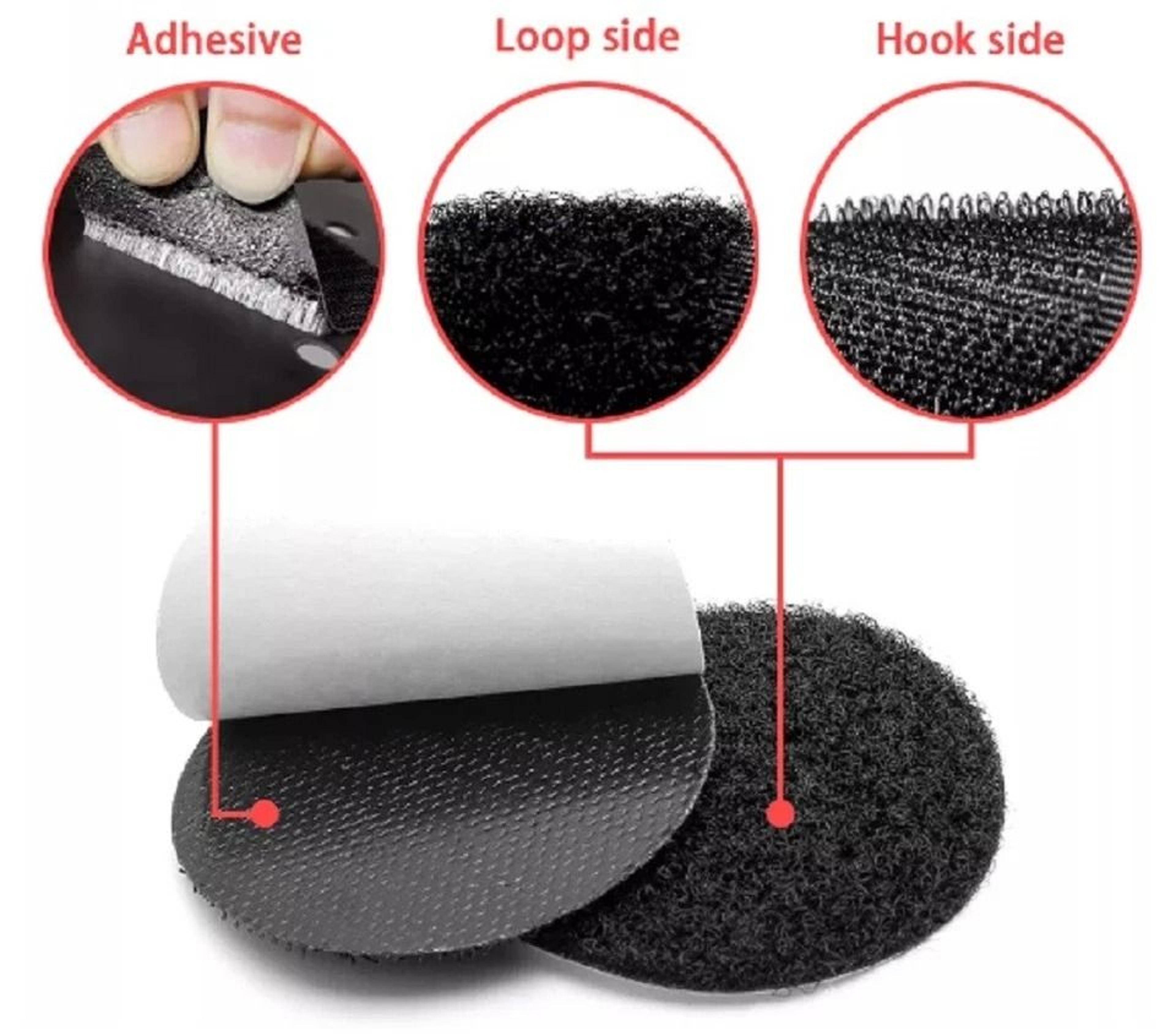 Self Adhesive Hook And Loop Strips Sticky Back Nylon Fastener Set 6