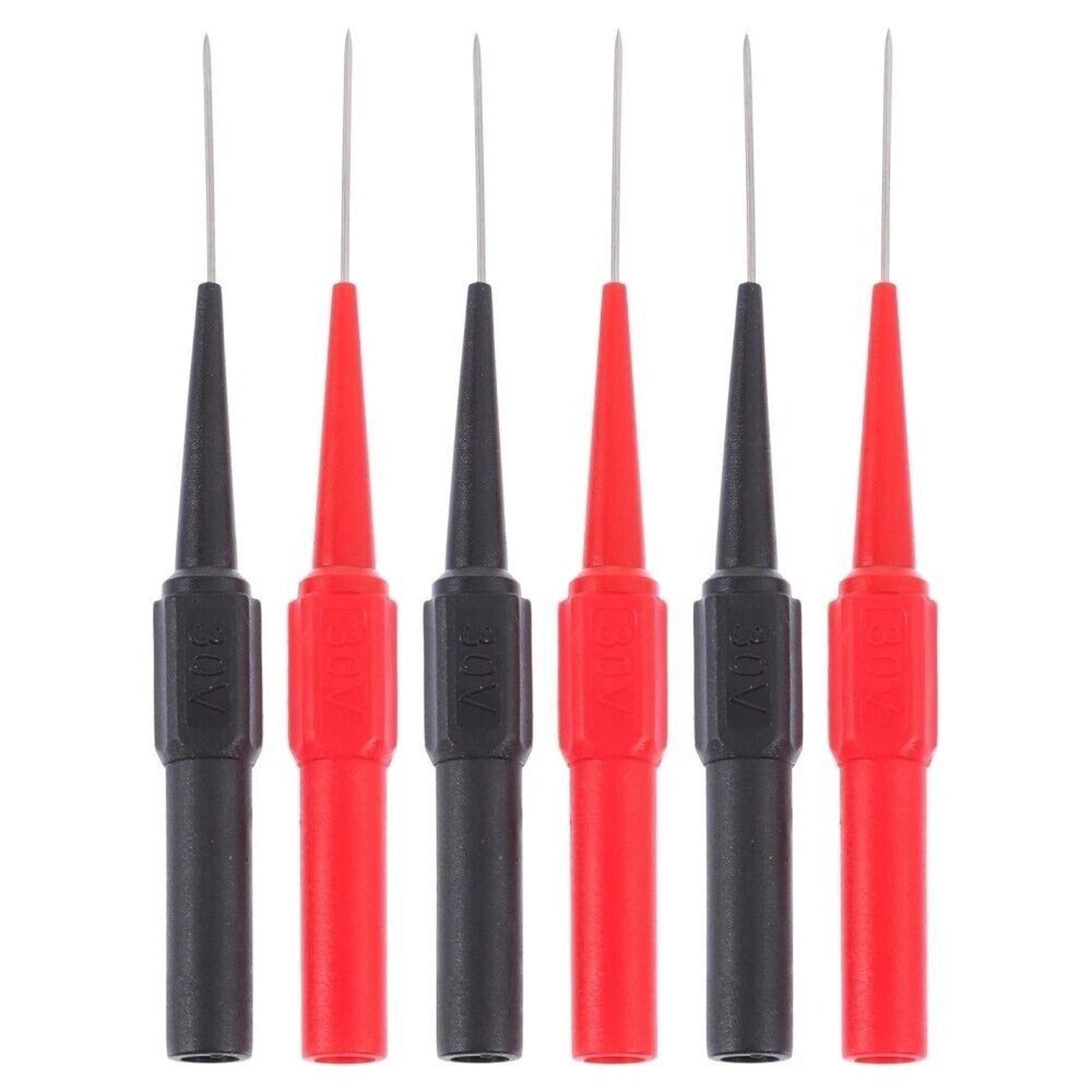 automotive back probe kit with test pins for multimeter diagnostics