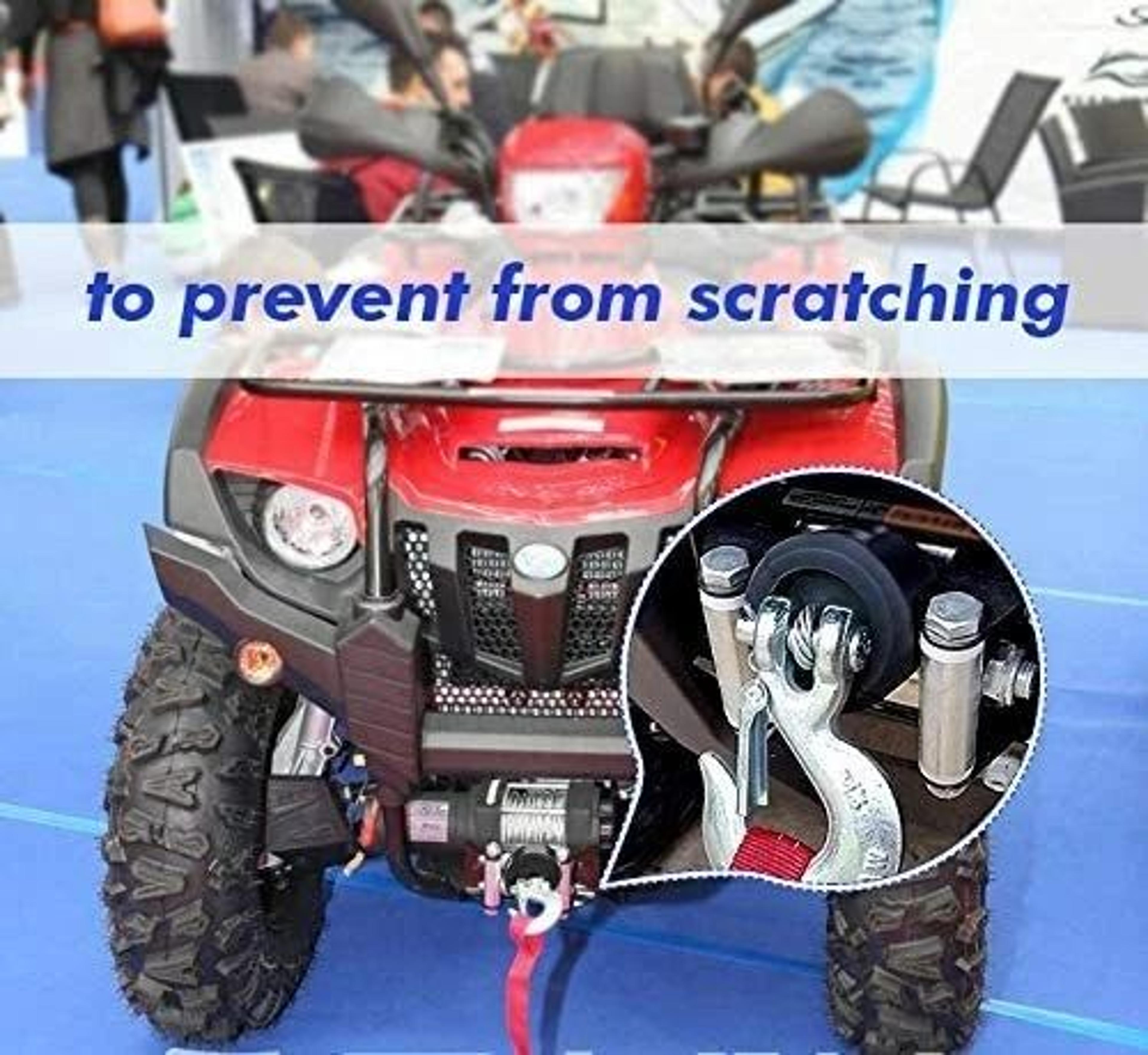 Heavy Duty ATV UTV Winch Stopper And Waterproof Cable Line Saver 5