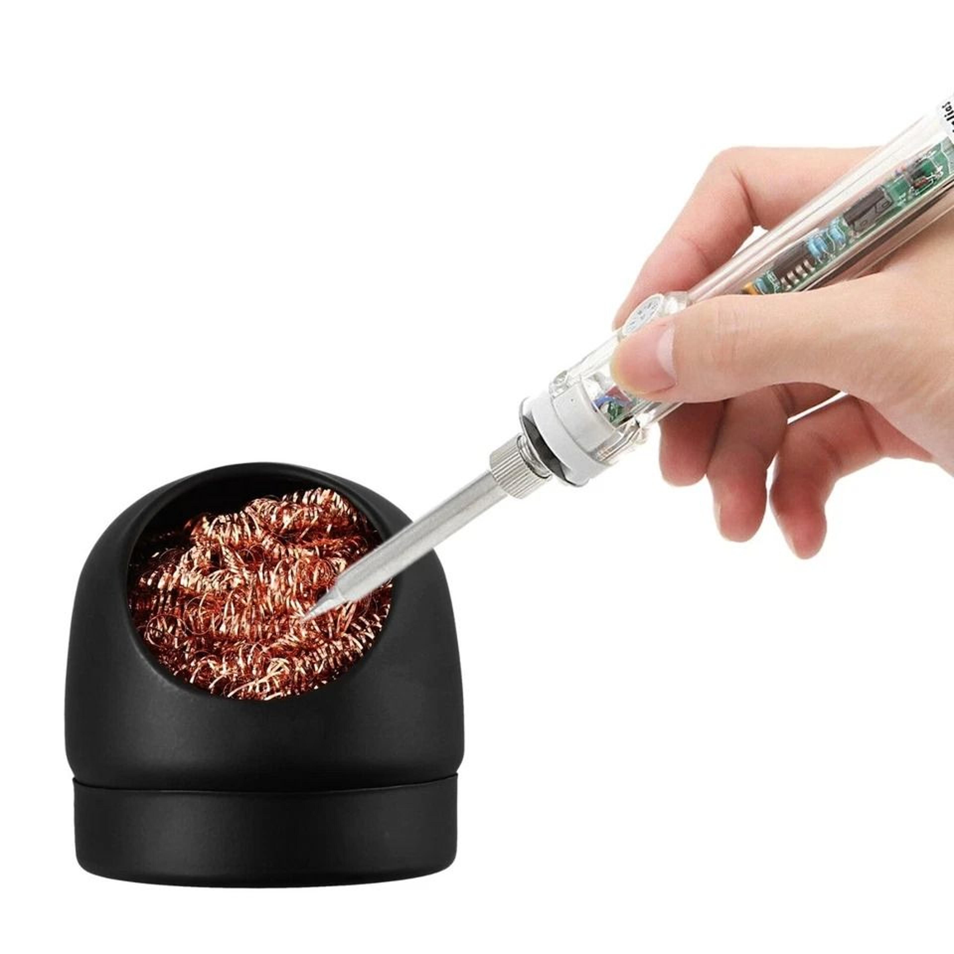 Heavy Duty Soldering Tip Cleaner Stainless Steel Iron Head Wire Ball For Welding 1