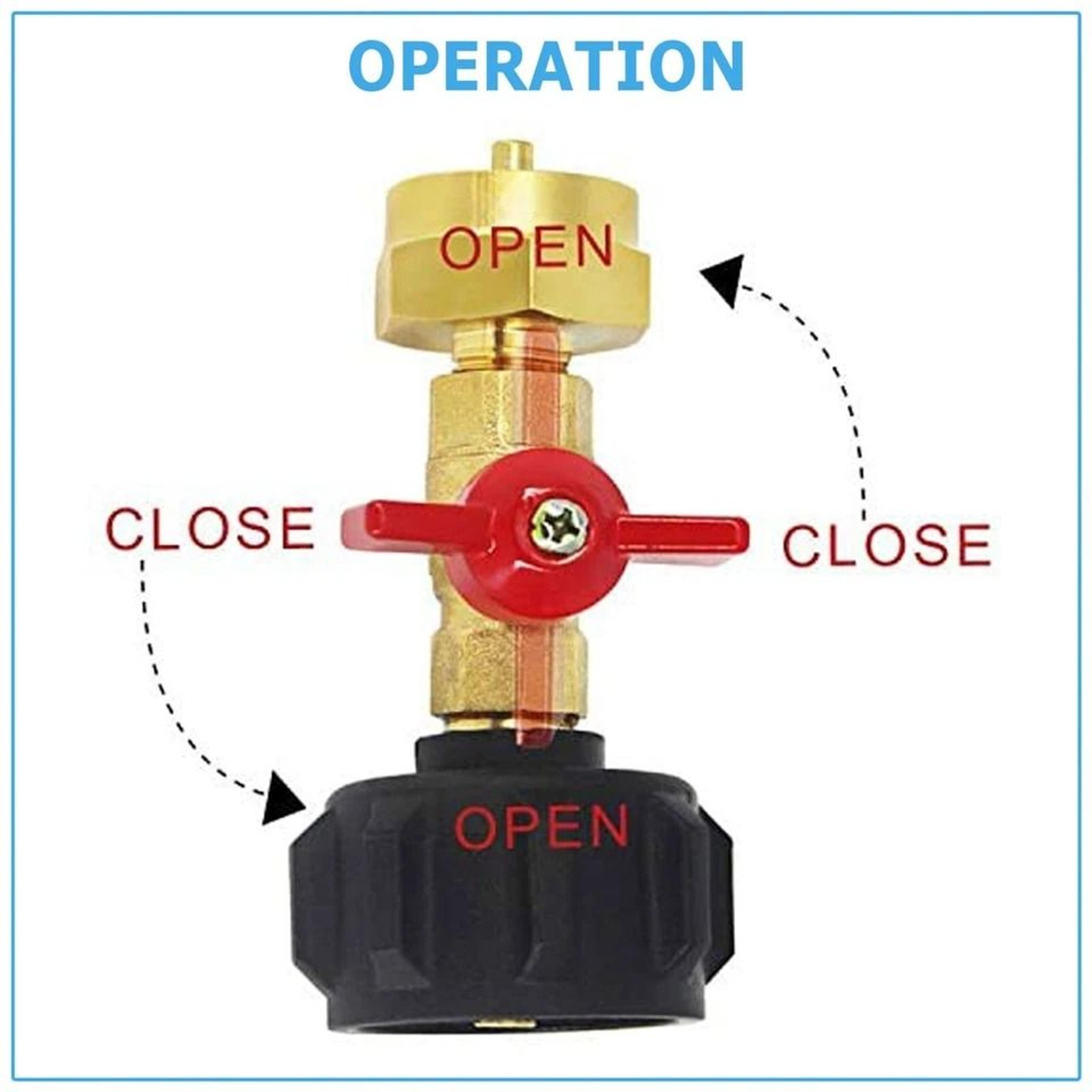 Propane Refill Adapter Brass Coupler For Propane Tanks 1
